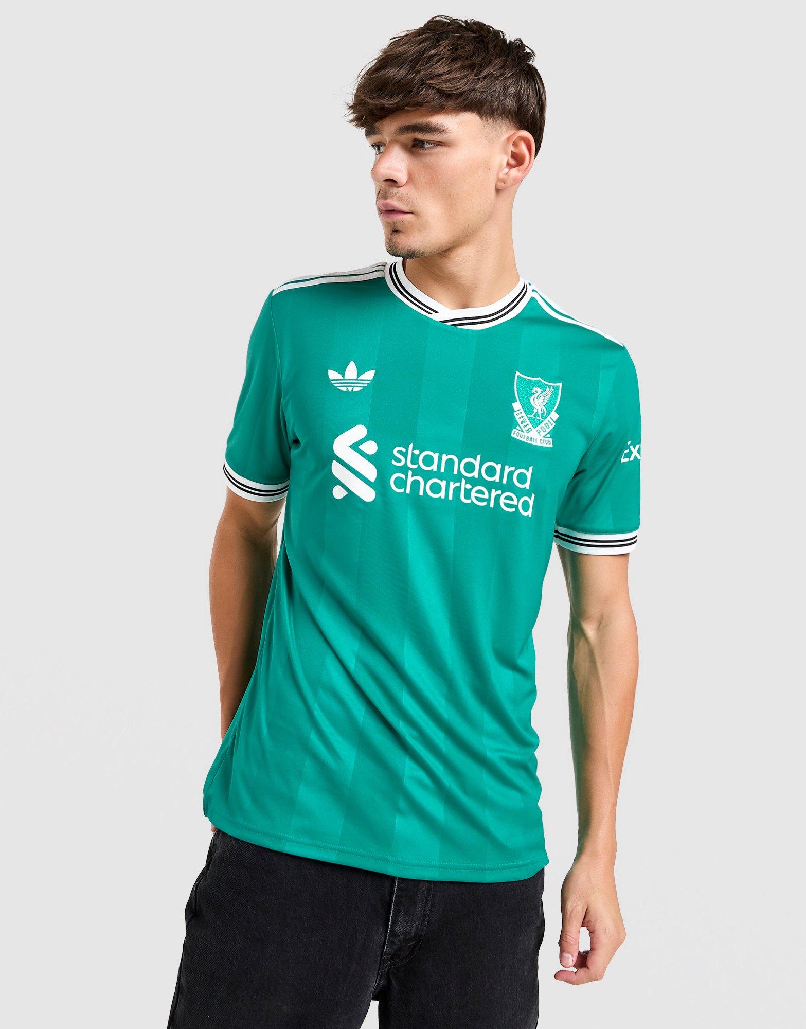 Liverpool adidas シャツ ターコイズ　緑　サード Liverpool adidas シャツ ターコイズ 緑 サード - メルカリ