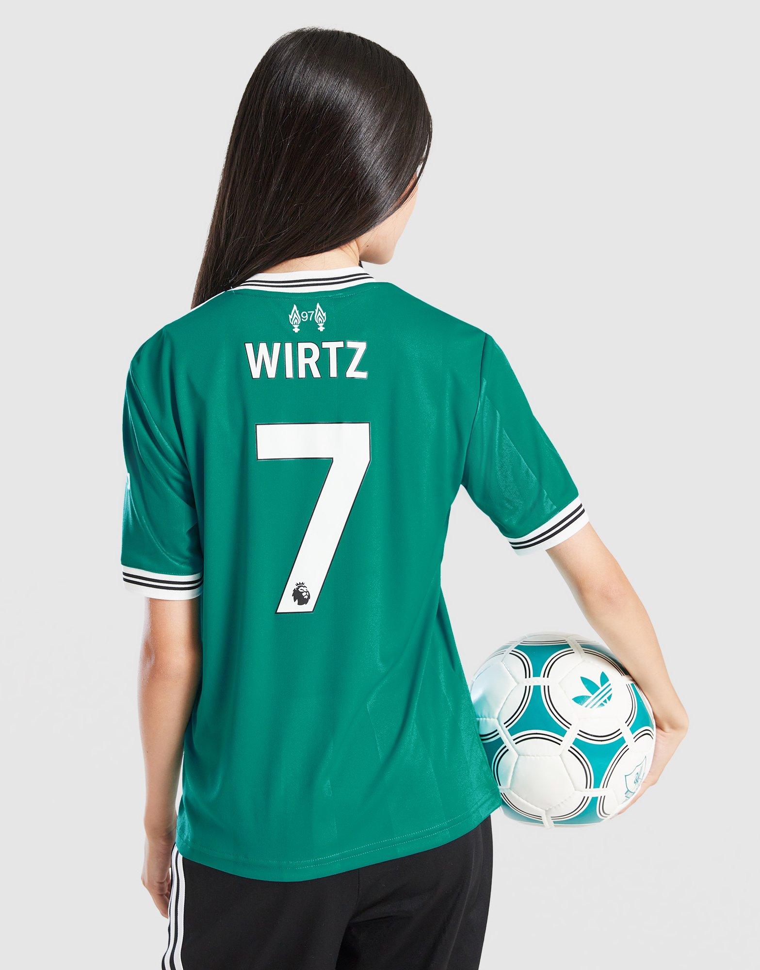 adidas Originals Camiseta Liverpool FC 2025/26 Wirtz #7 Tercera equipación júnior
