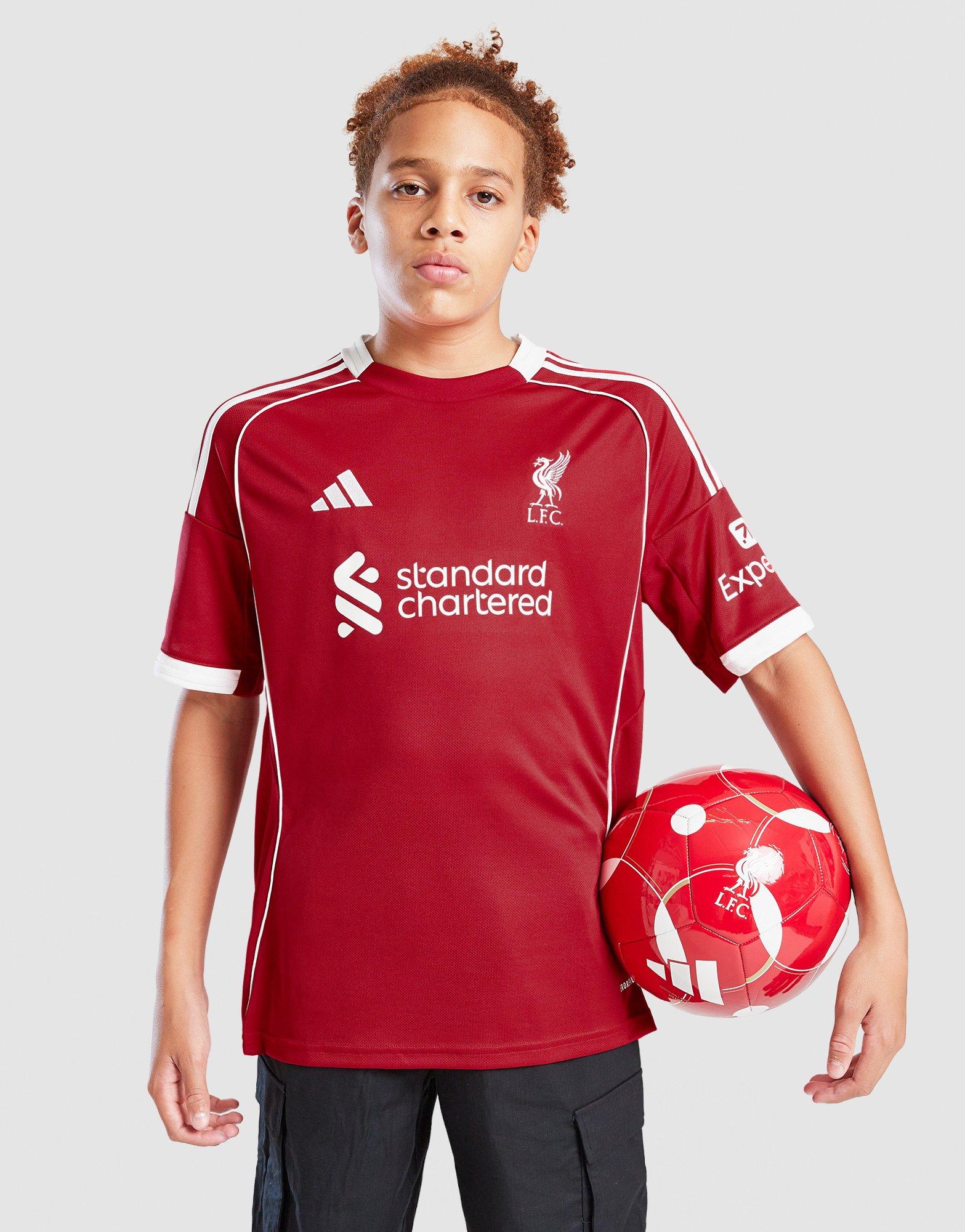 adidas Liverpool FC 2025/26 Salah #11 Home Shirt Junior