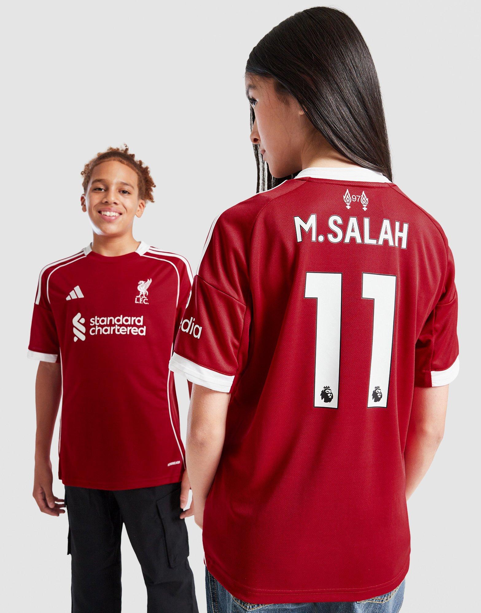 adidas Liverpool FC 2025/26 Salah #11 Home Shirt Junior