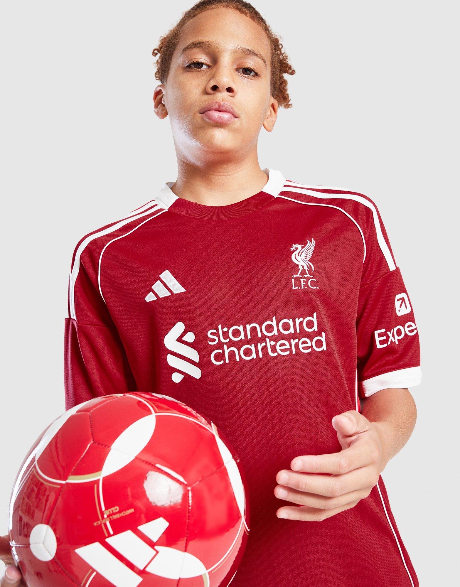 adidas Liverpool FC 2025/26 Wirtz #7 Home Shirt Junior