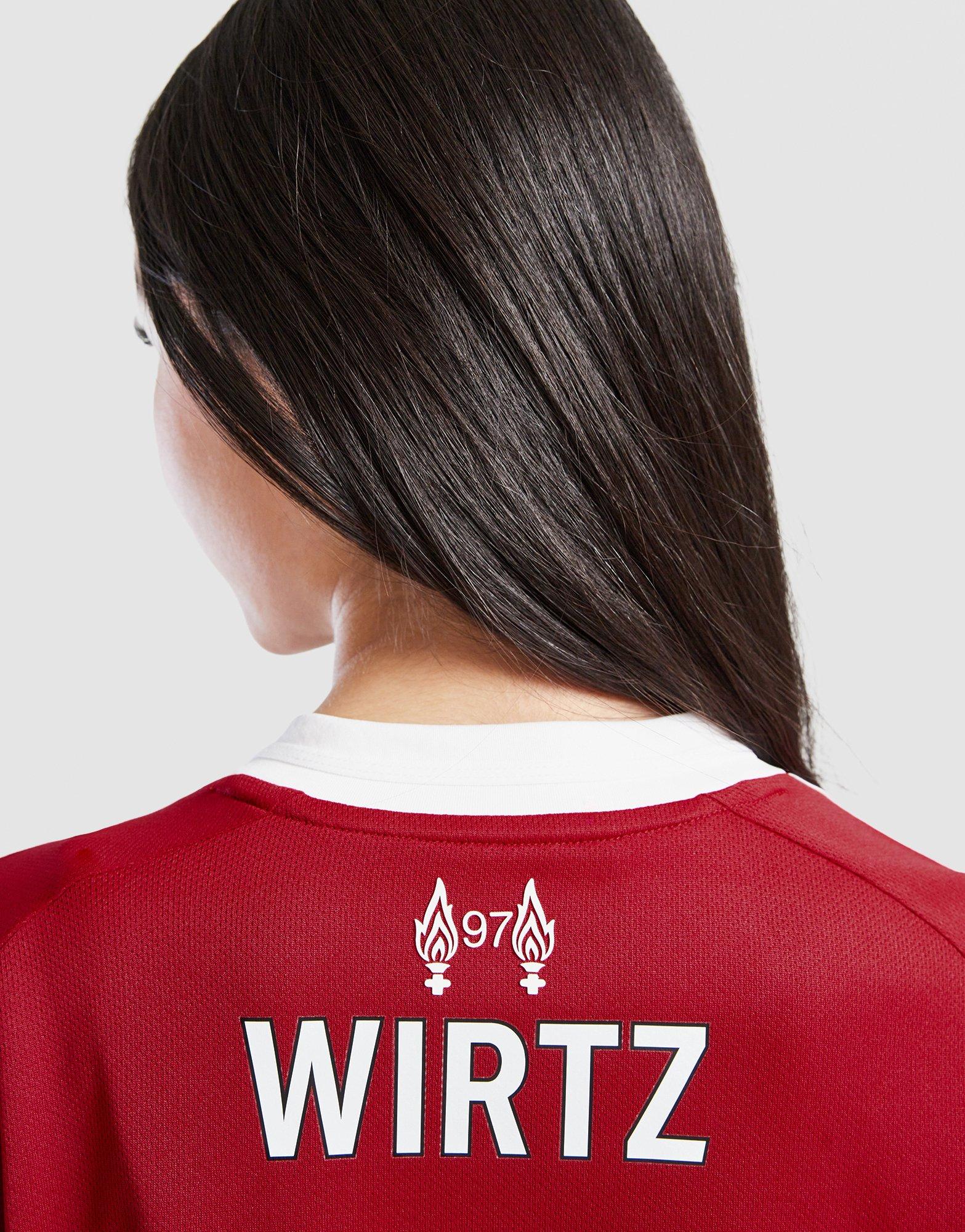 adidas Liverpool FC 2025/26 Wirtz #7 Home Shirt Junior