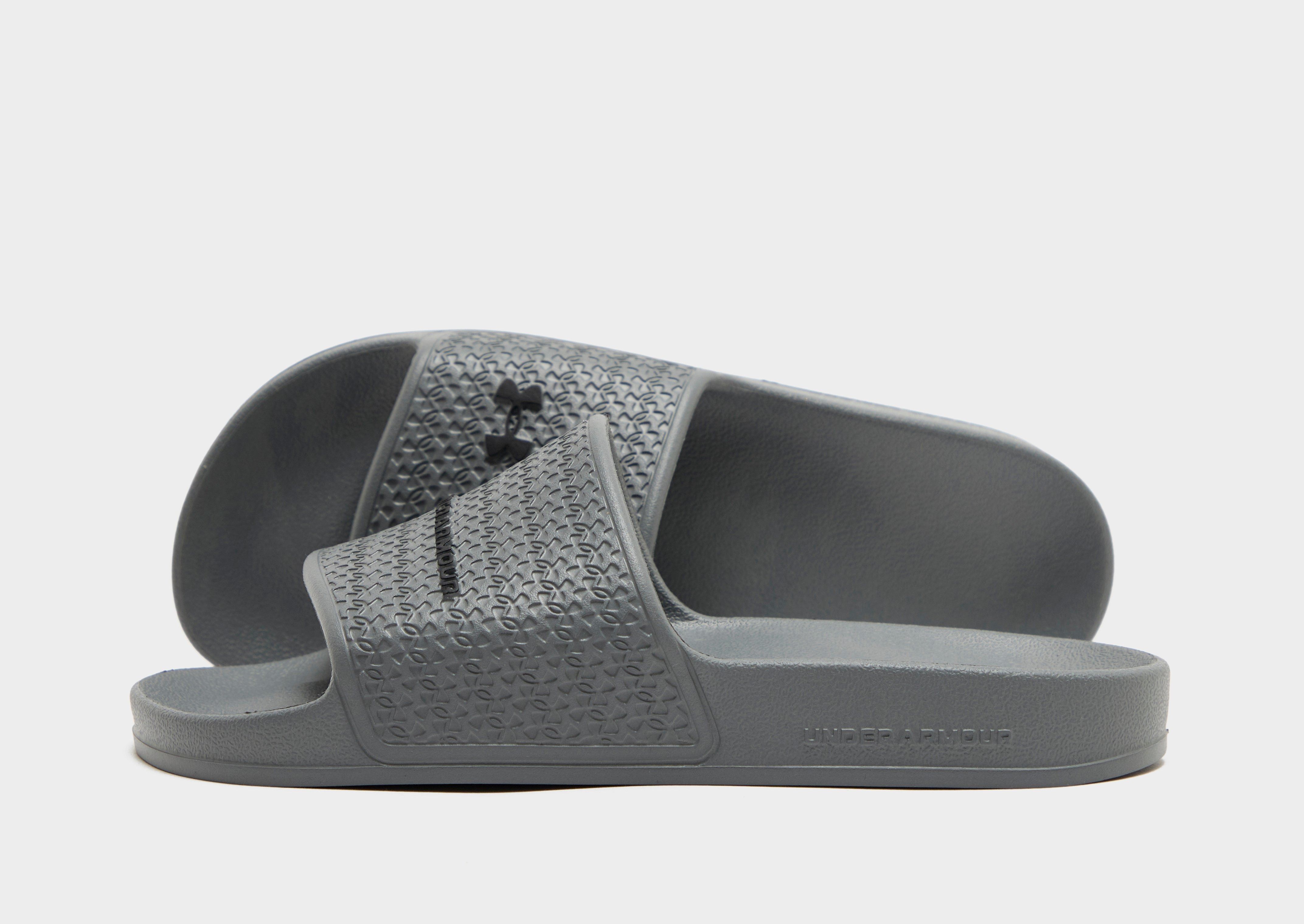 Grey Under Armour ARMR Lite Slides Junior | JD Sports UK