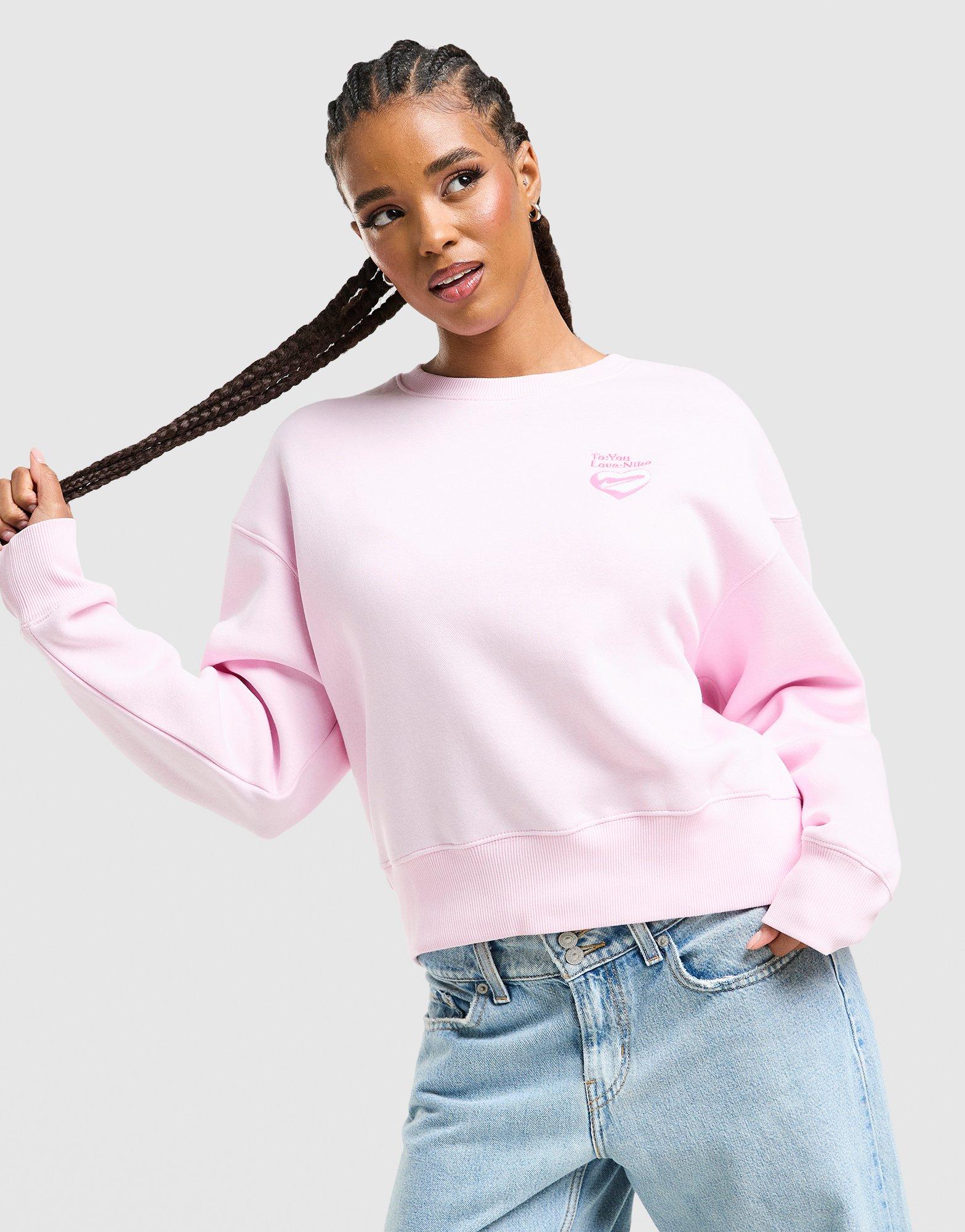 Nike Valentine's Day Crop Crew Sweatshirt