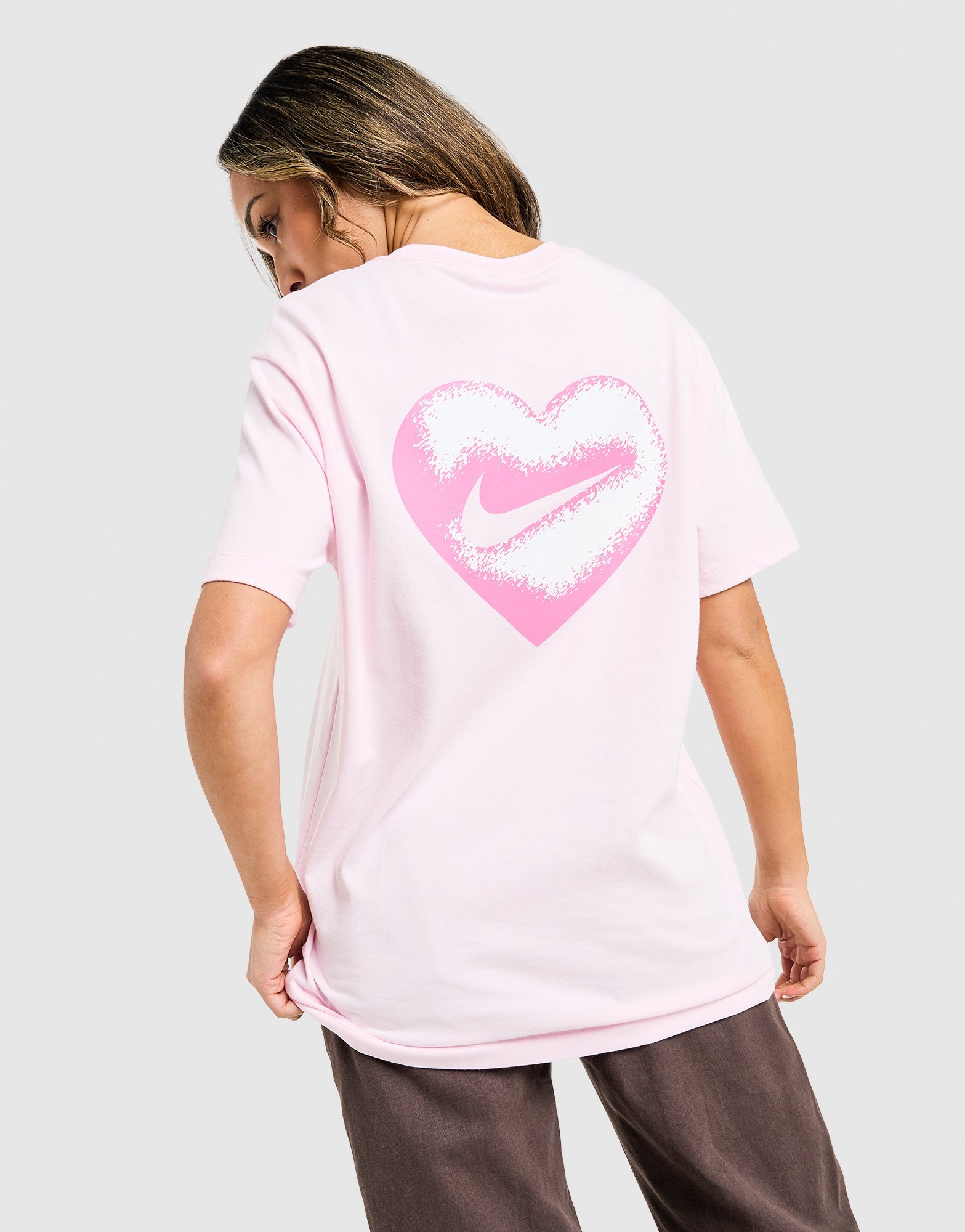 Pink Nike Valentine's Day Boyfriend T-Shirt - JD Sports NZ