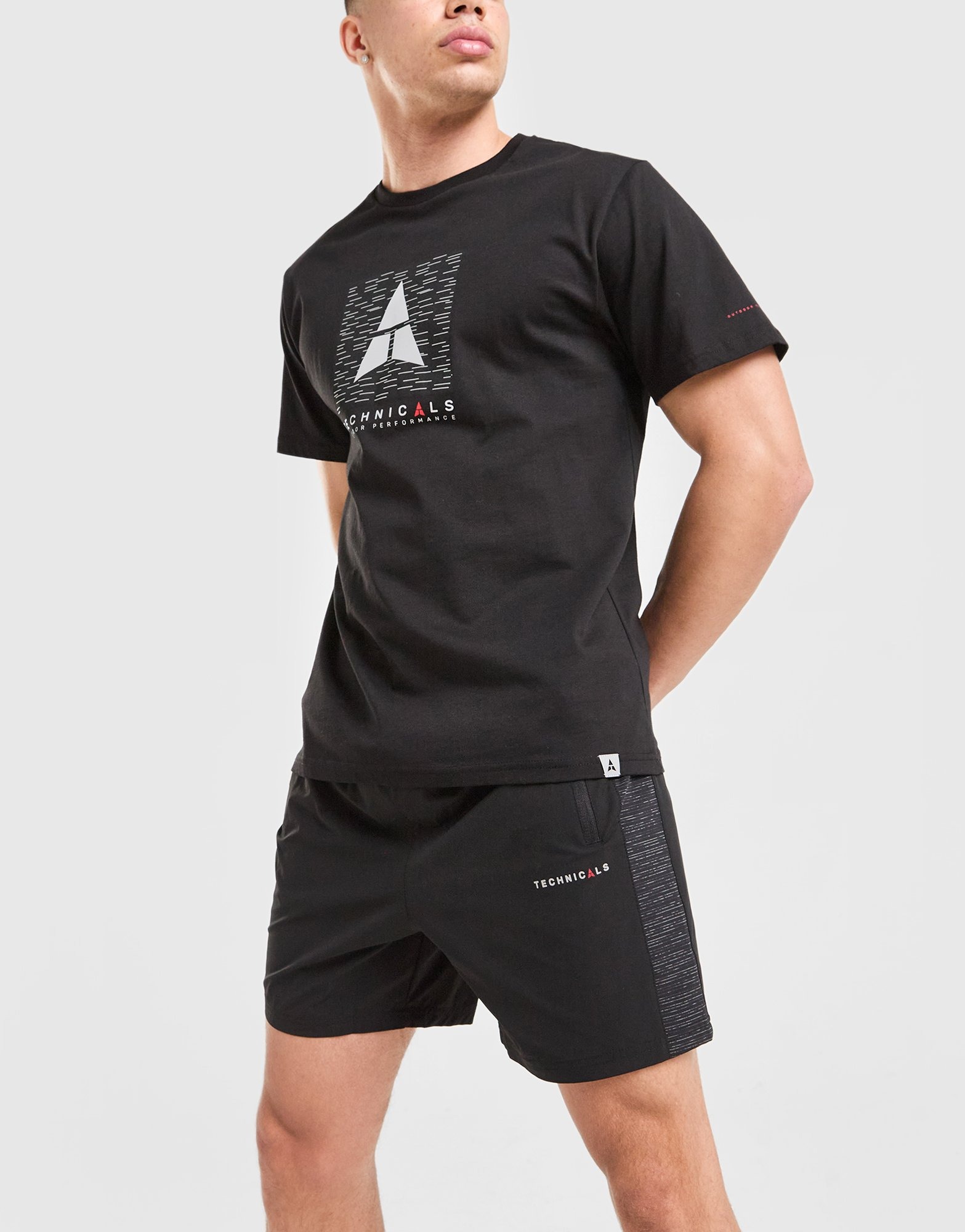 Black Technicals Garnet Shorts | JD Sports UK