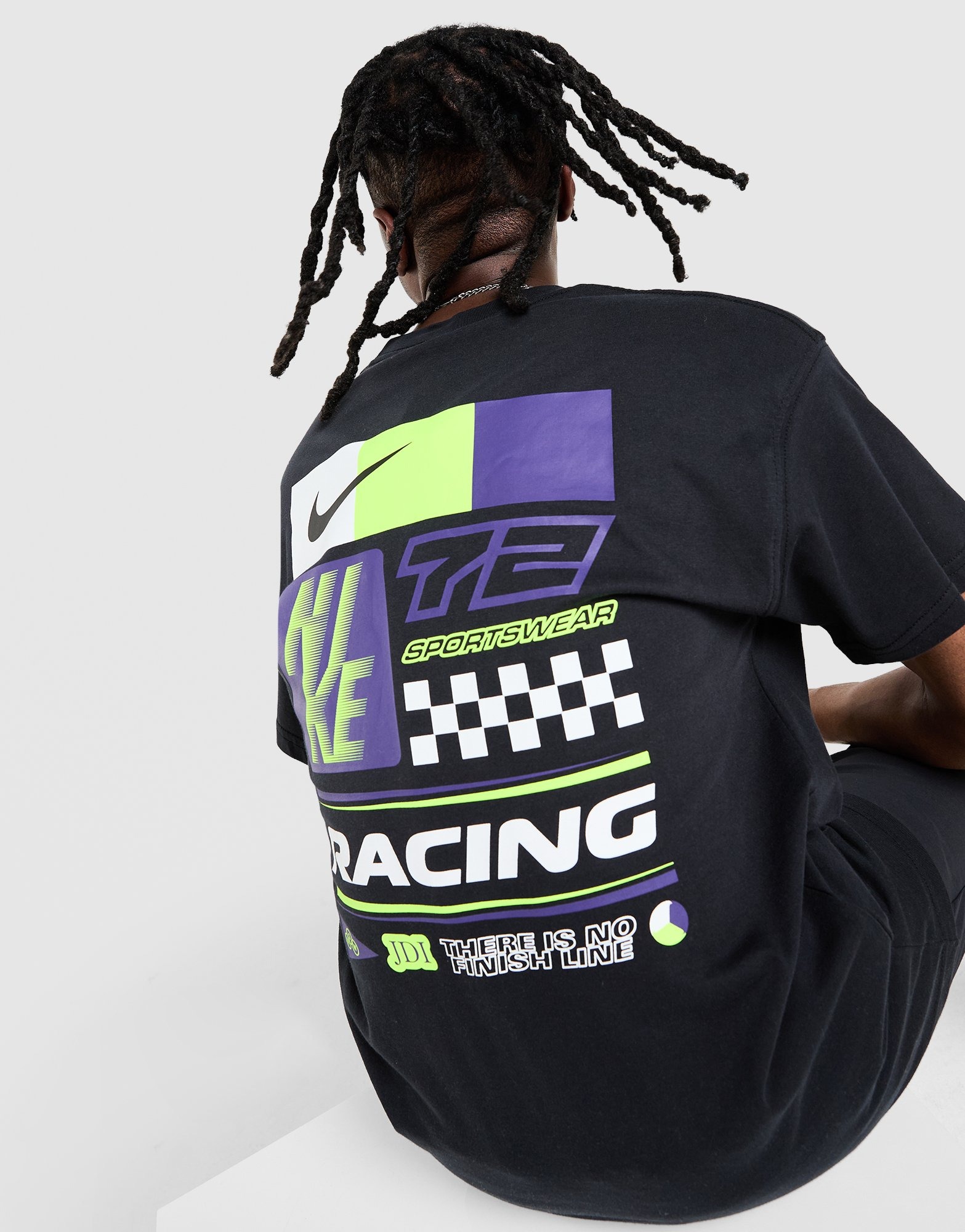 Nike Racing DRI-FIT Tシャツ ブラック Black Nike Racing T-Shirt - JD Sports Global