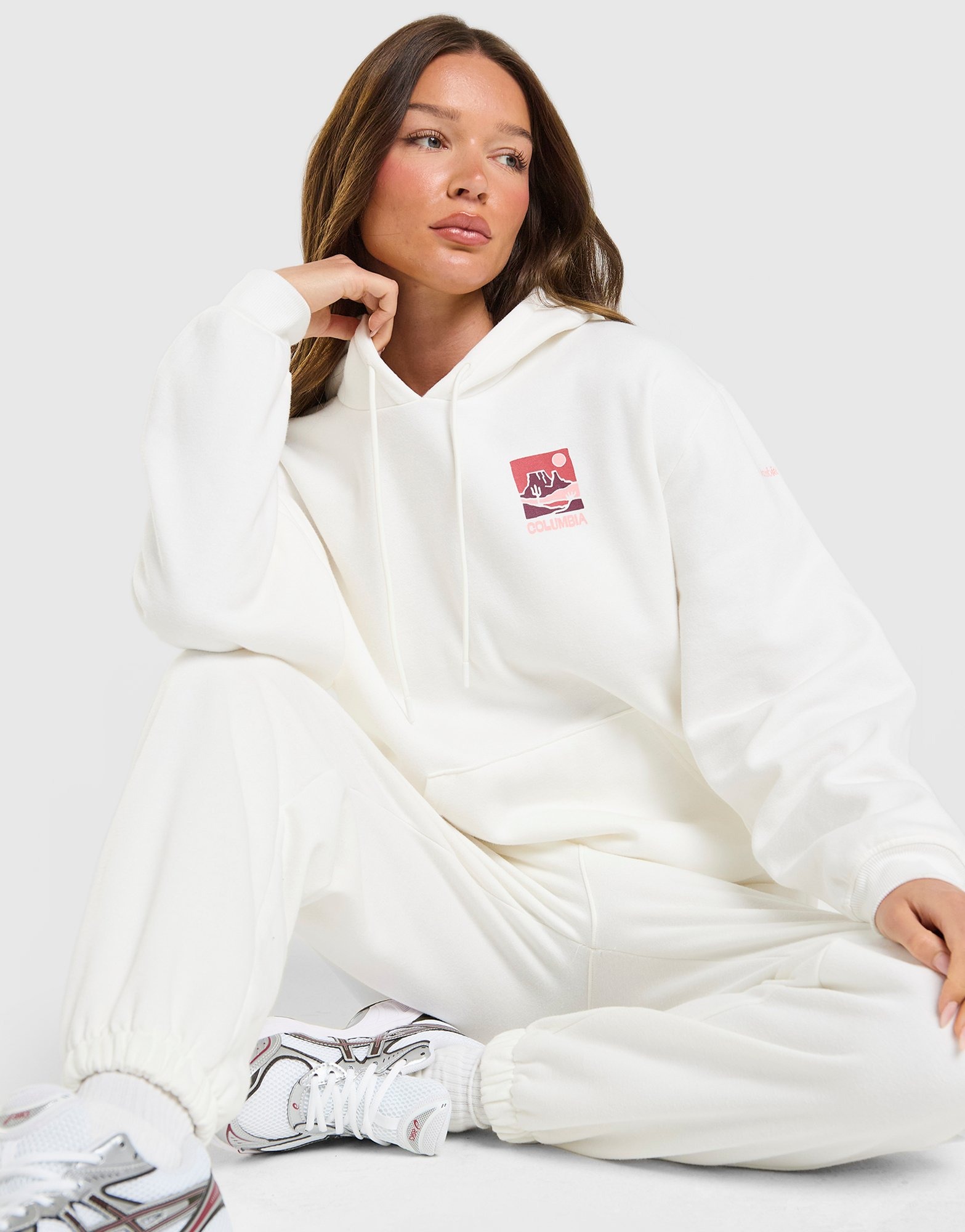 White Columbia Mountain Box Hoodie - JD Sports Global