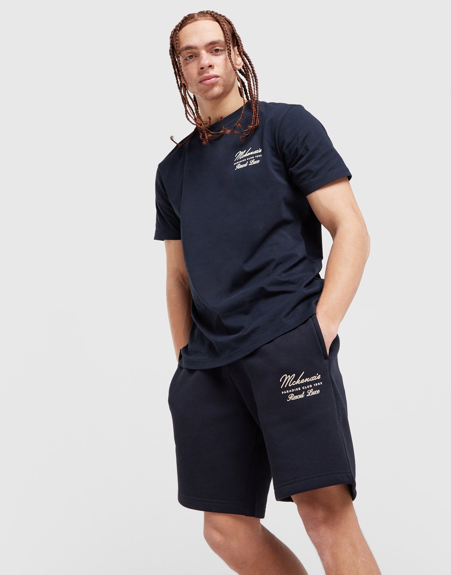 Blue McKenzie Luxe Fleece Shorts - JD Sports Global