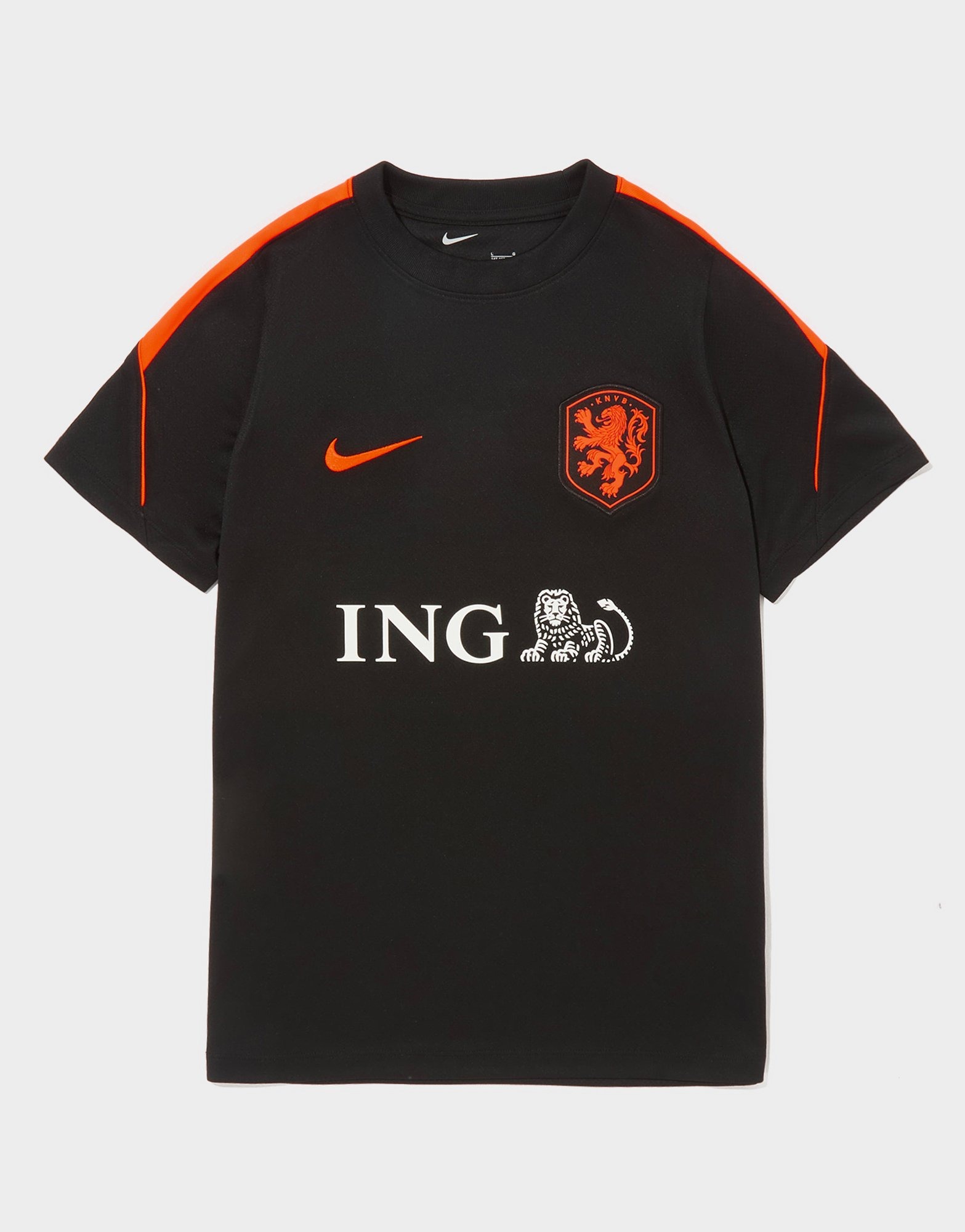 Zwart Nike Netherlands 2026 Strike Shirt Junior - JD Sports Nederland