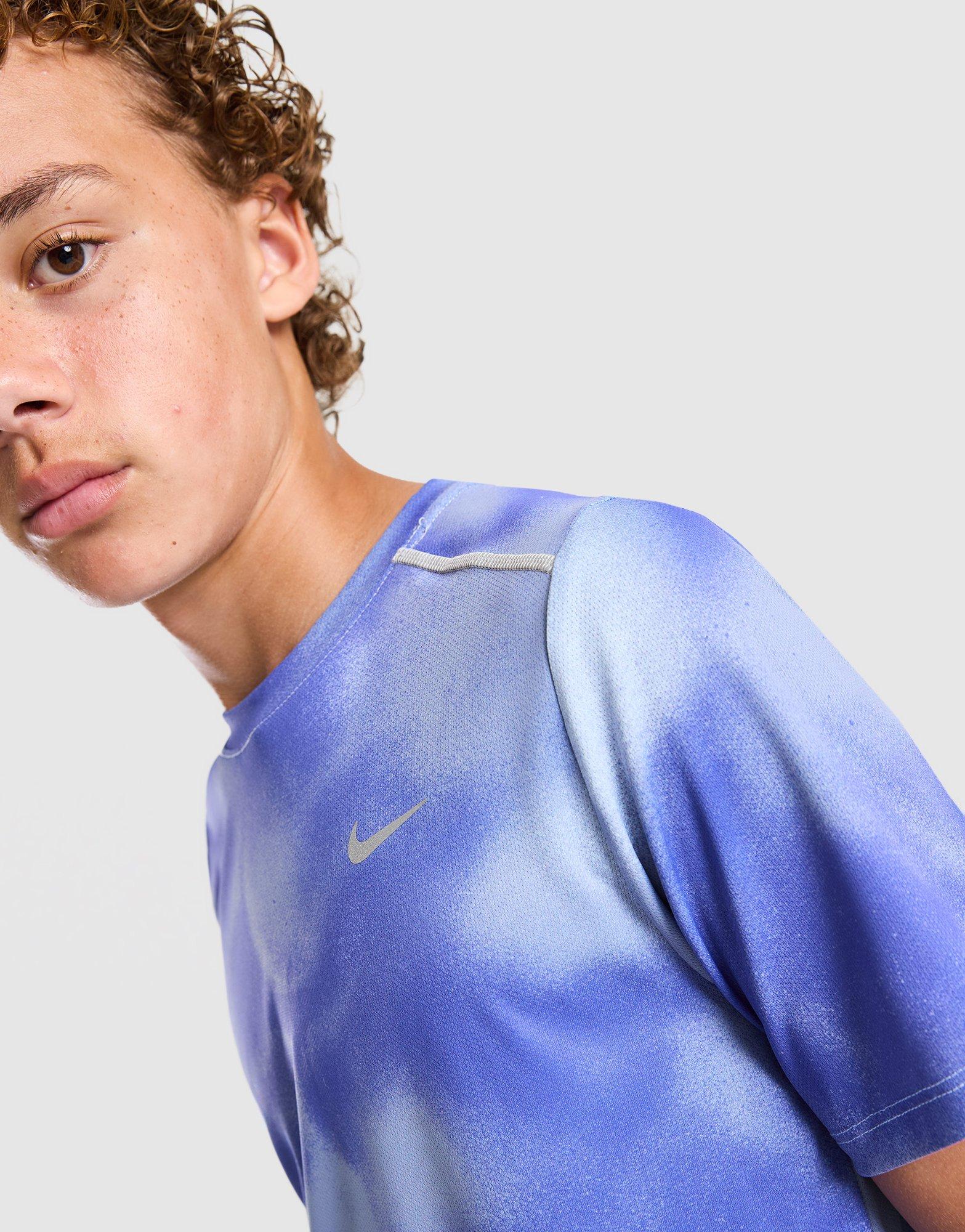 Nike Miler All Over Print T-Shirt Junior