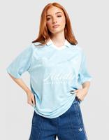 adidas Originals Script Football Collar T-Shirt