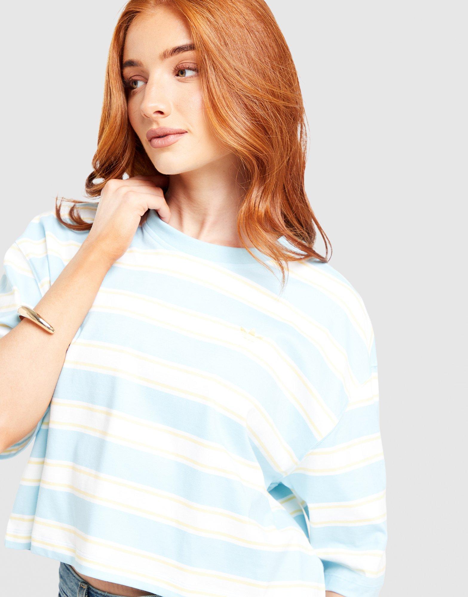 adidas Originals Stripe Crop T-Shirt