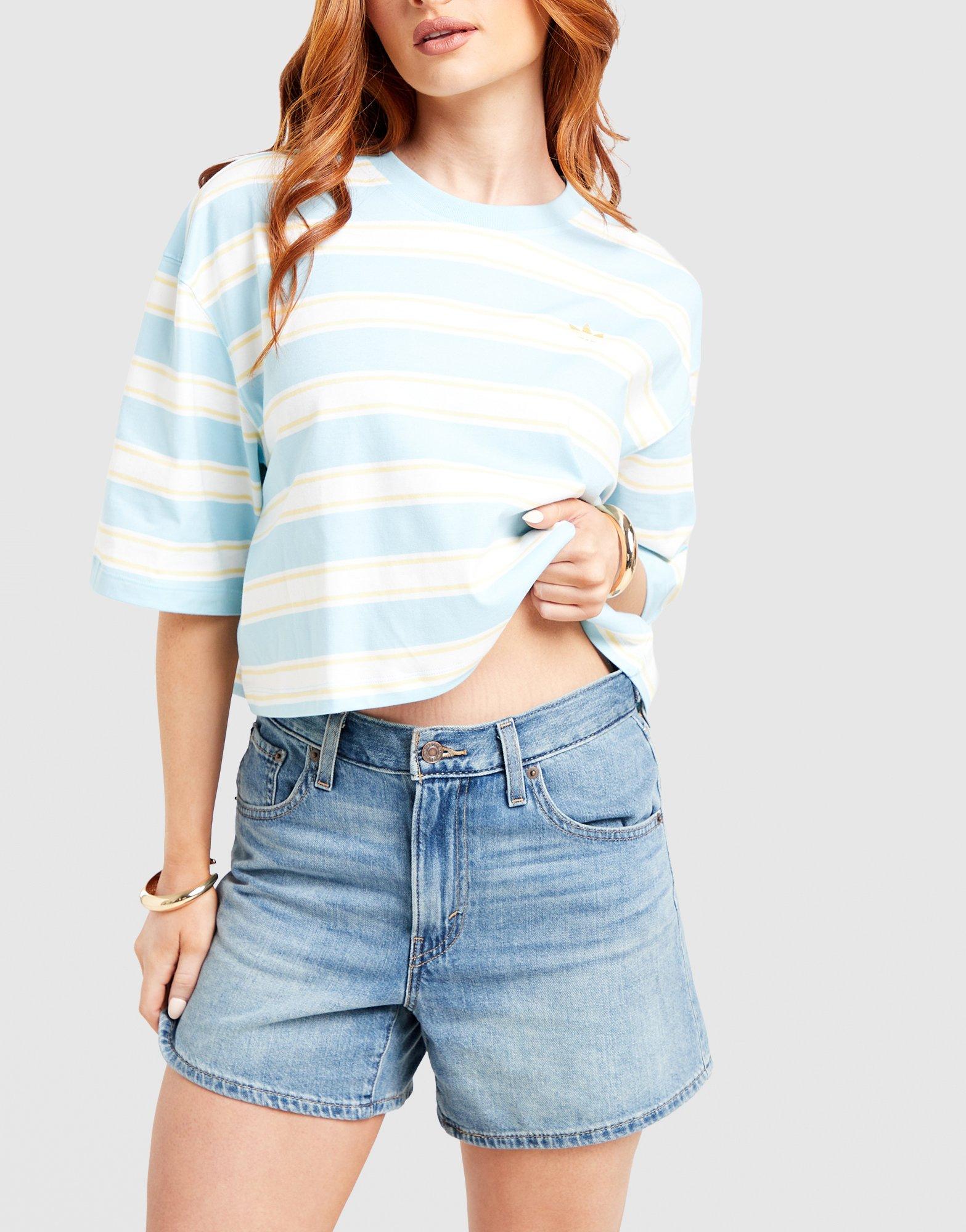 adidas Originals Stripe Crop T-Shirt