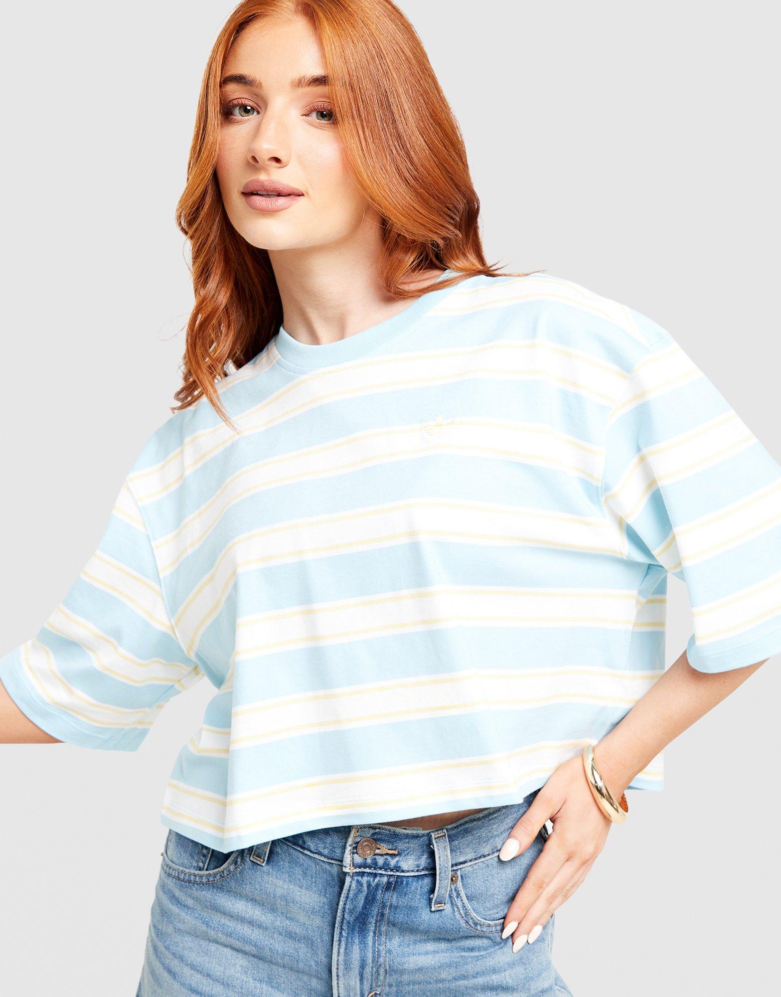 adidas Originals Stripe Crop T-Shirt