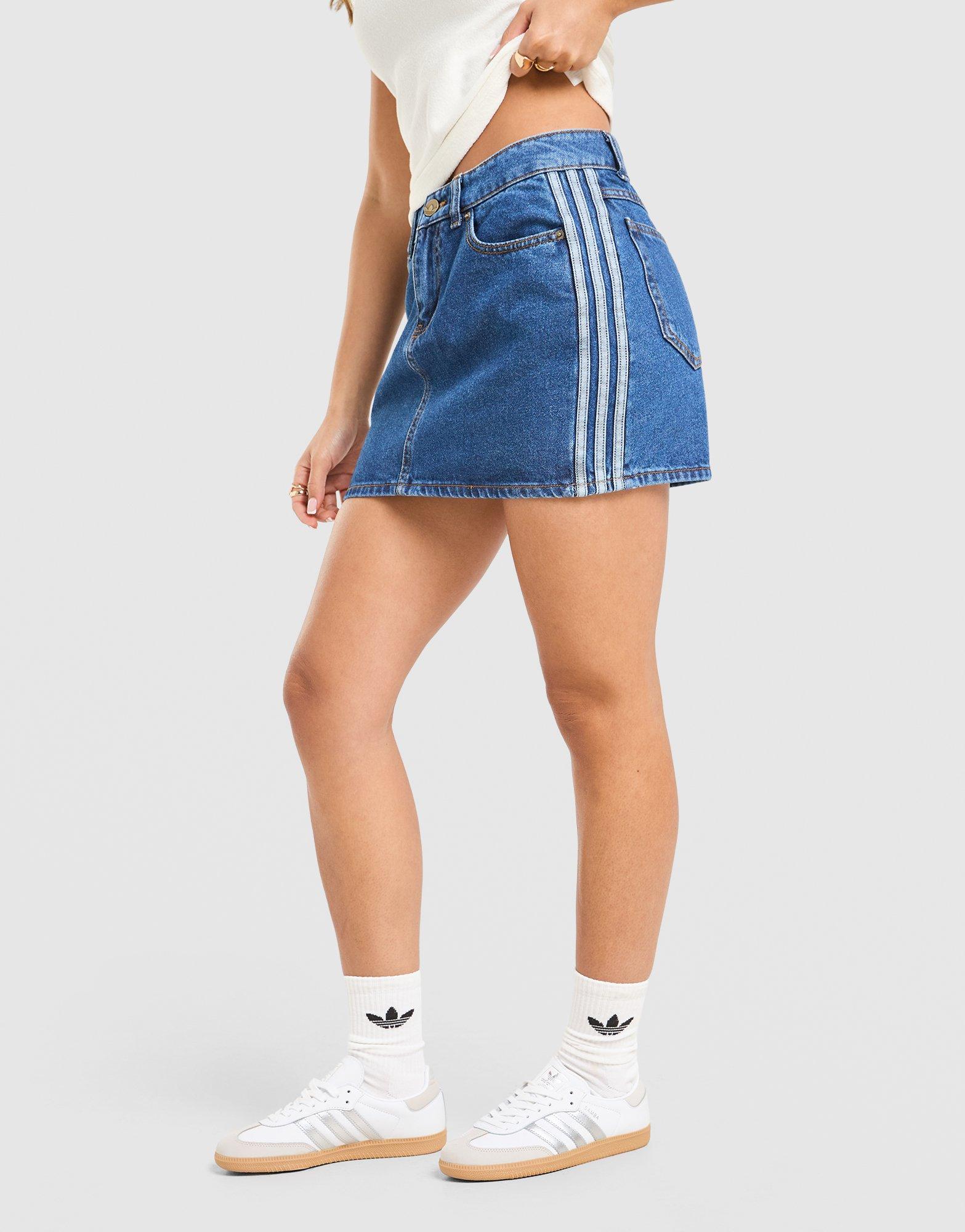 adidas Originals 3-Stripes Denim Skirt