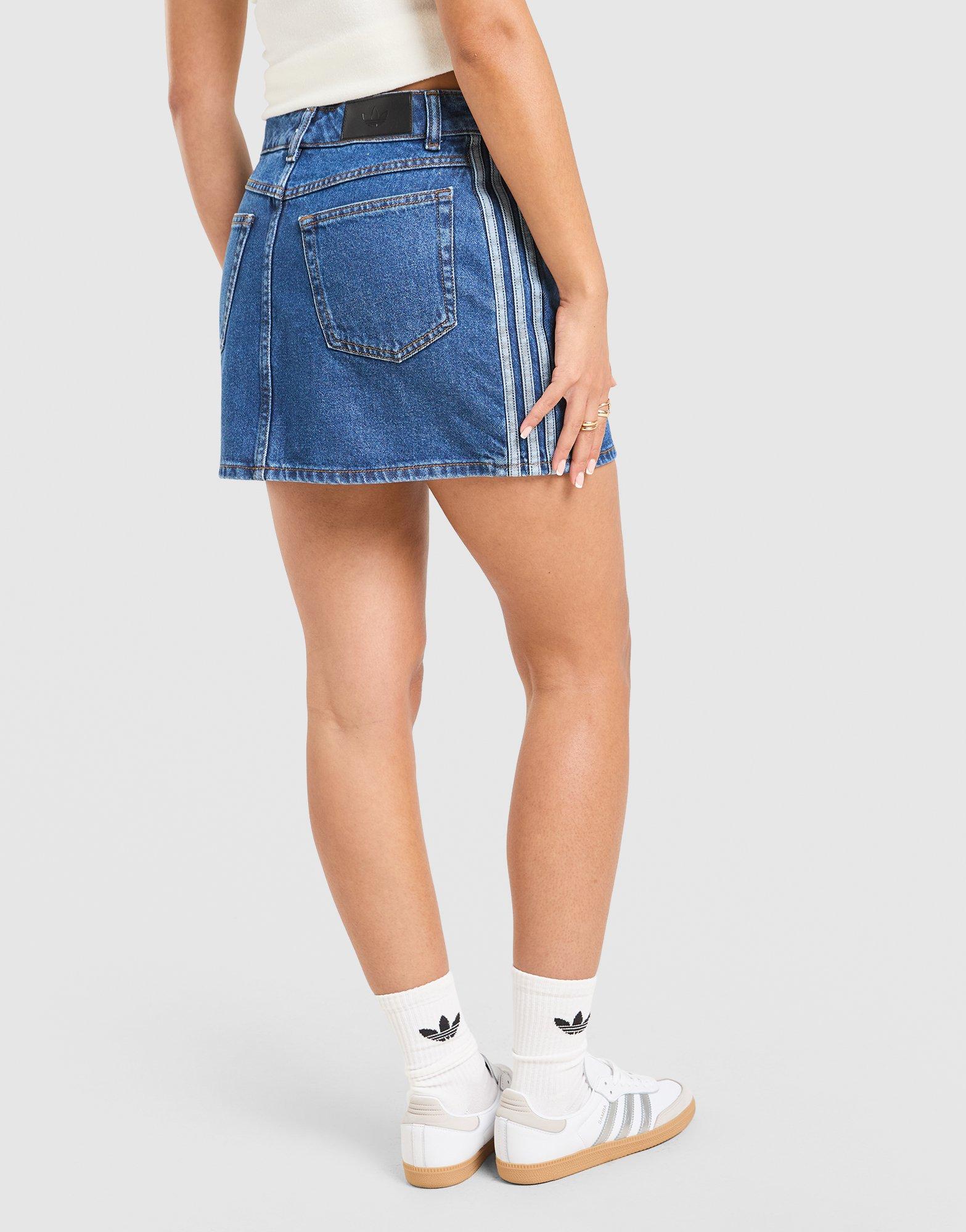 adidas Originals 3-Stripes Denim Skirt