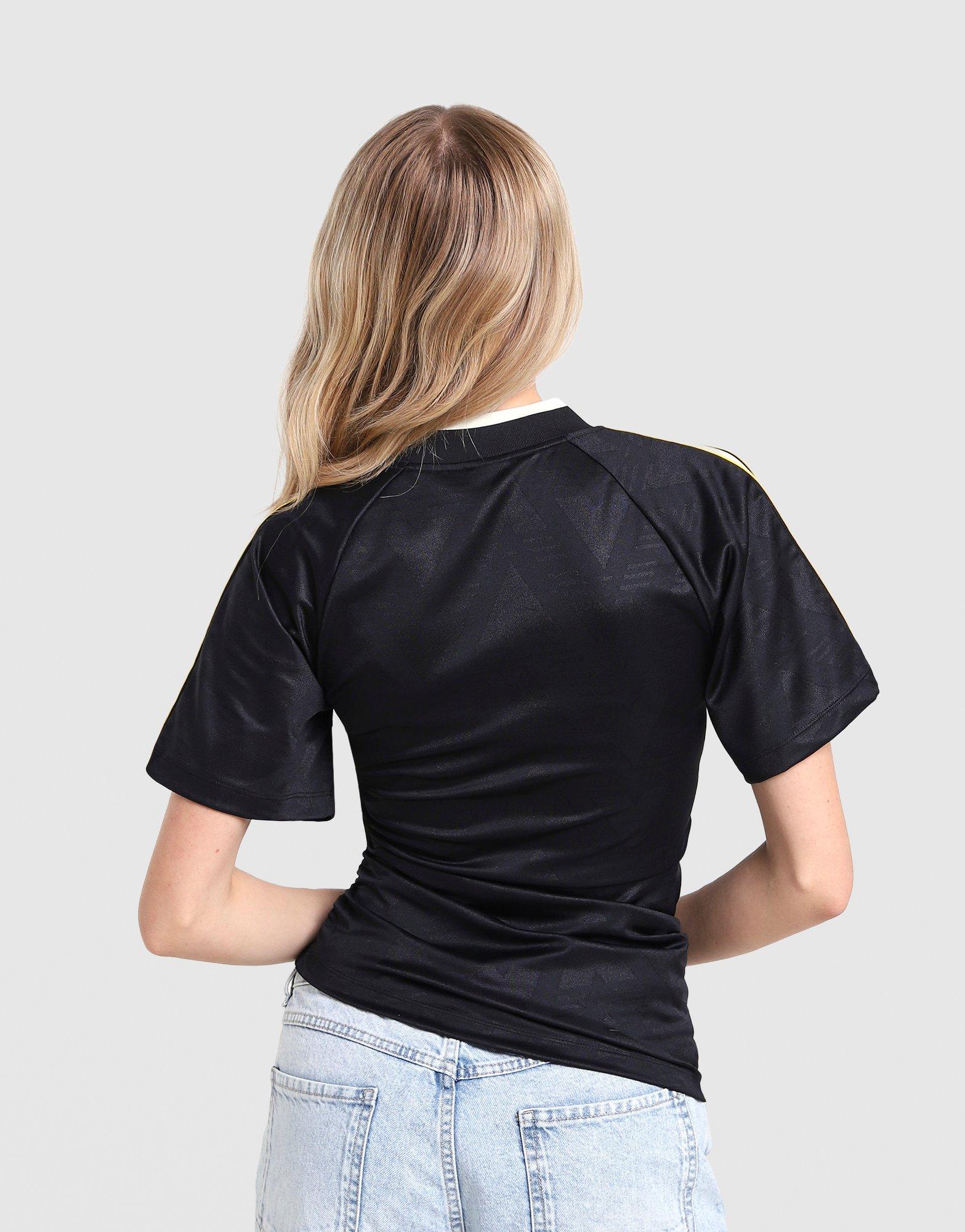 adidas Originals 3-Stripes Rouched Football T-Shirt