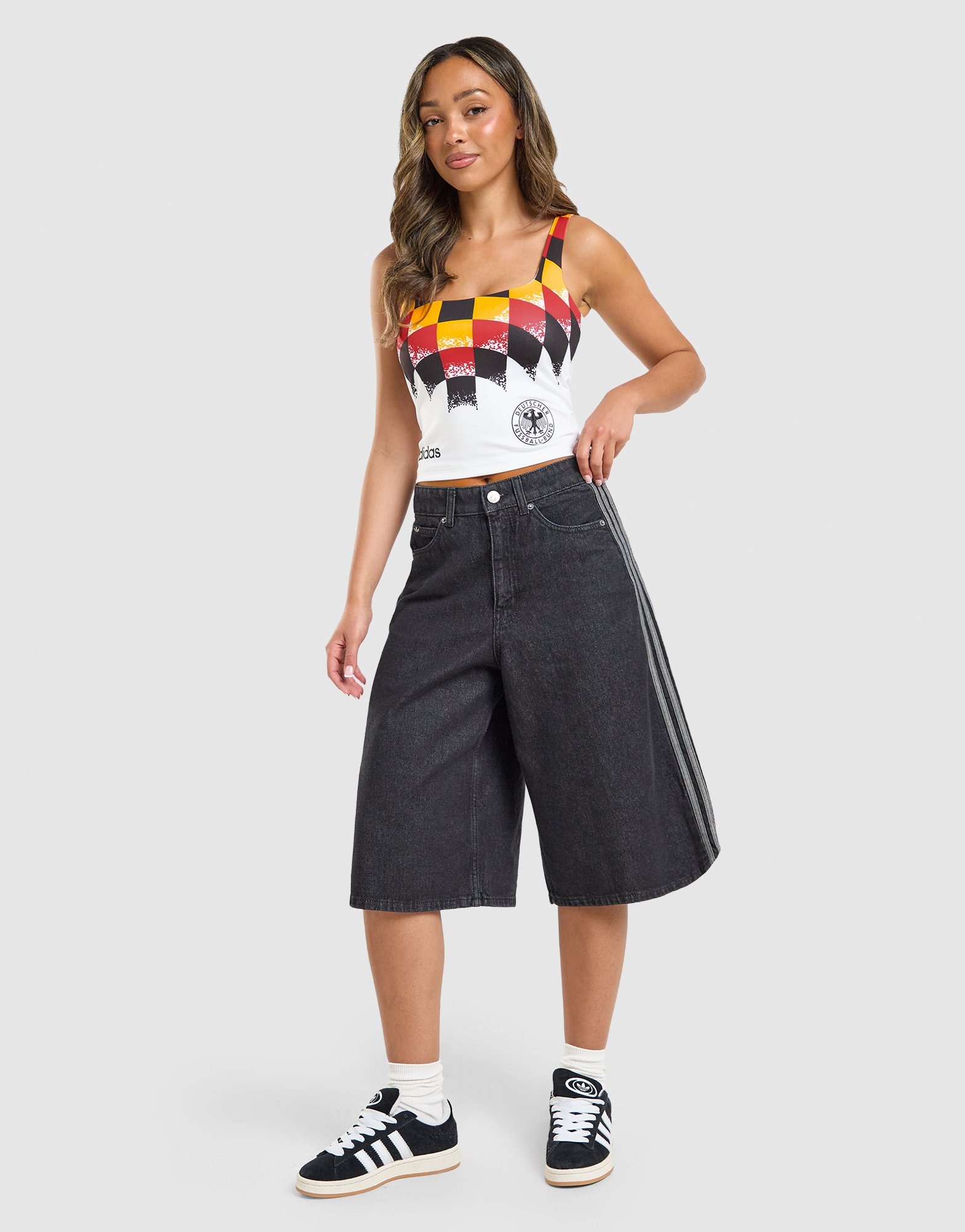 White adidas Originals Germany Football Tank Top | JD Sports UK