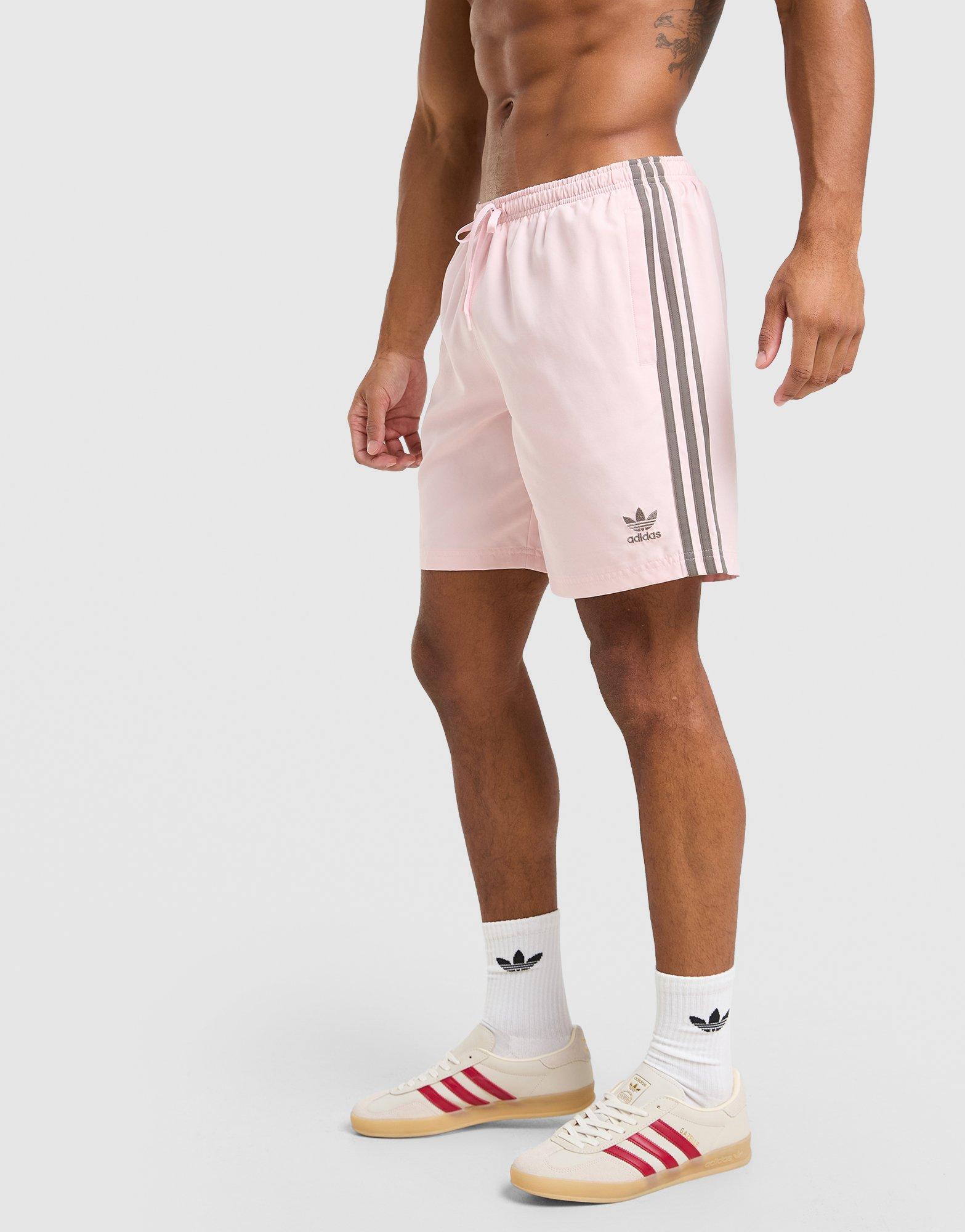 adidas Originals 3-Stripes 8" Swim Shorts