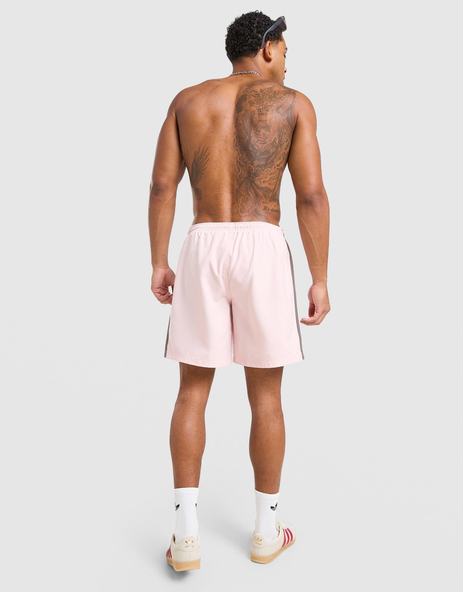 adidas Originals 3-Stripes 8" Swim Shorts