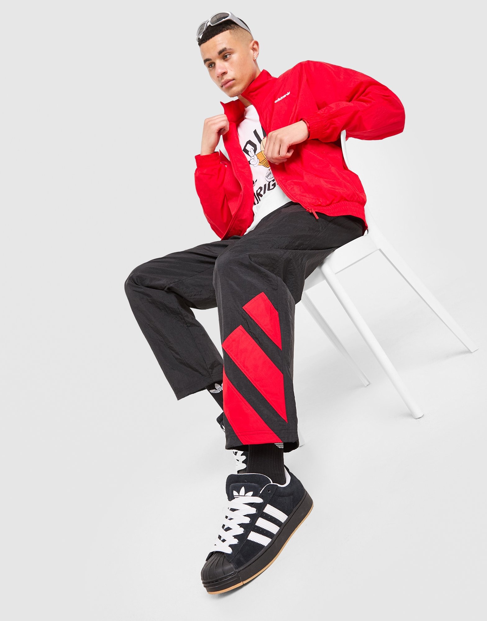 Black adidas Originals EQT Woven Track Pants - JD Sports Global