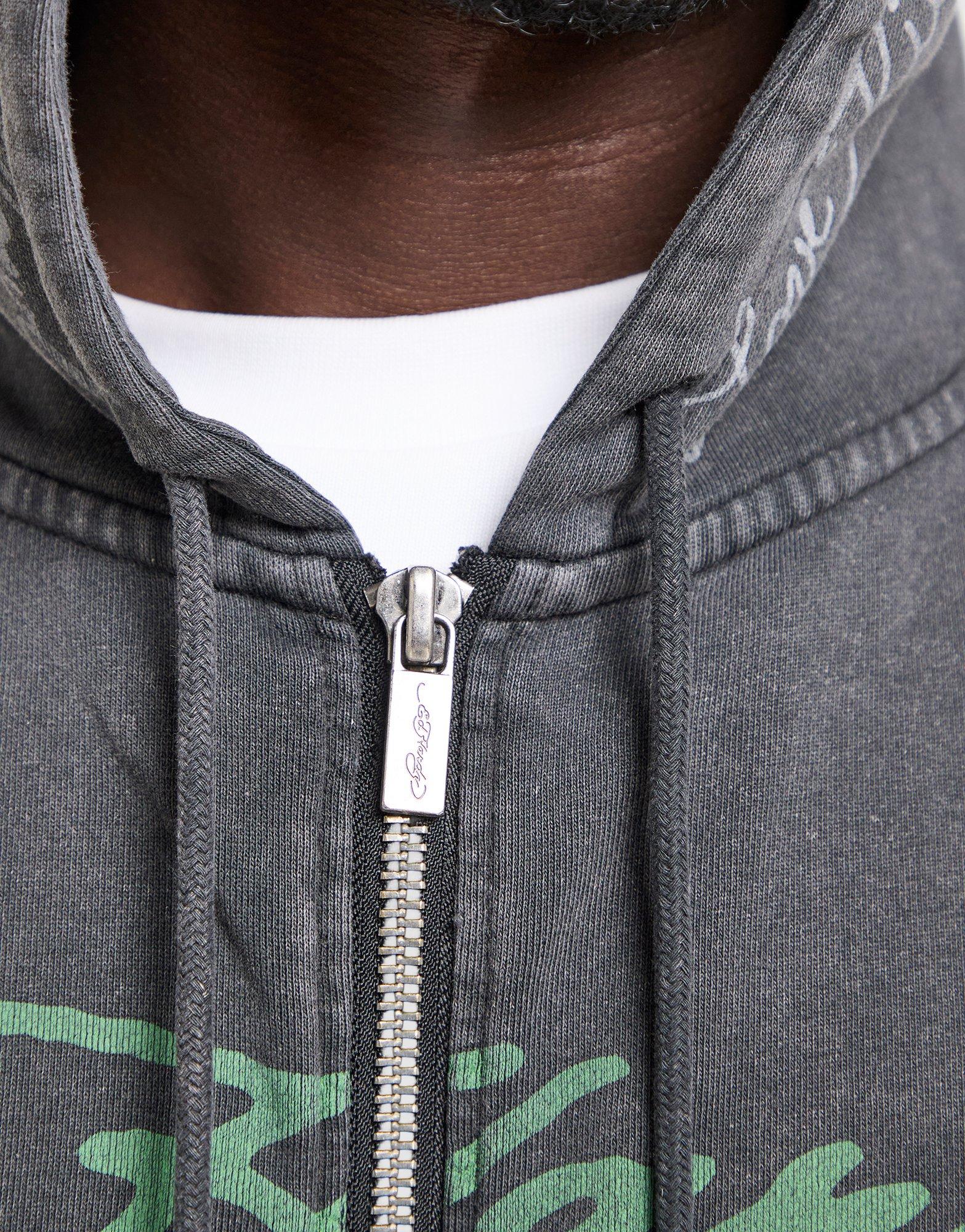 Ed Hardy Fade Tattoo Full Zip Hoodie