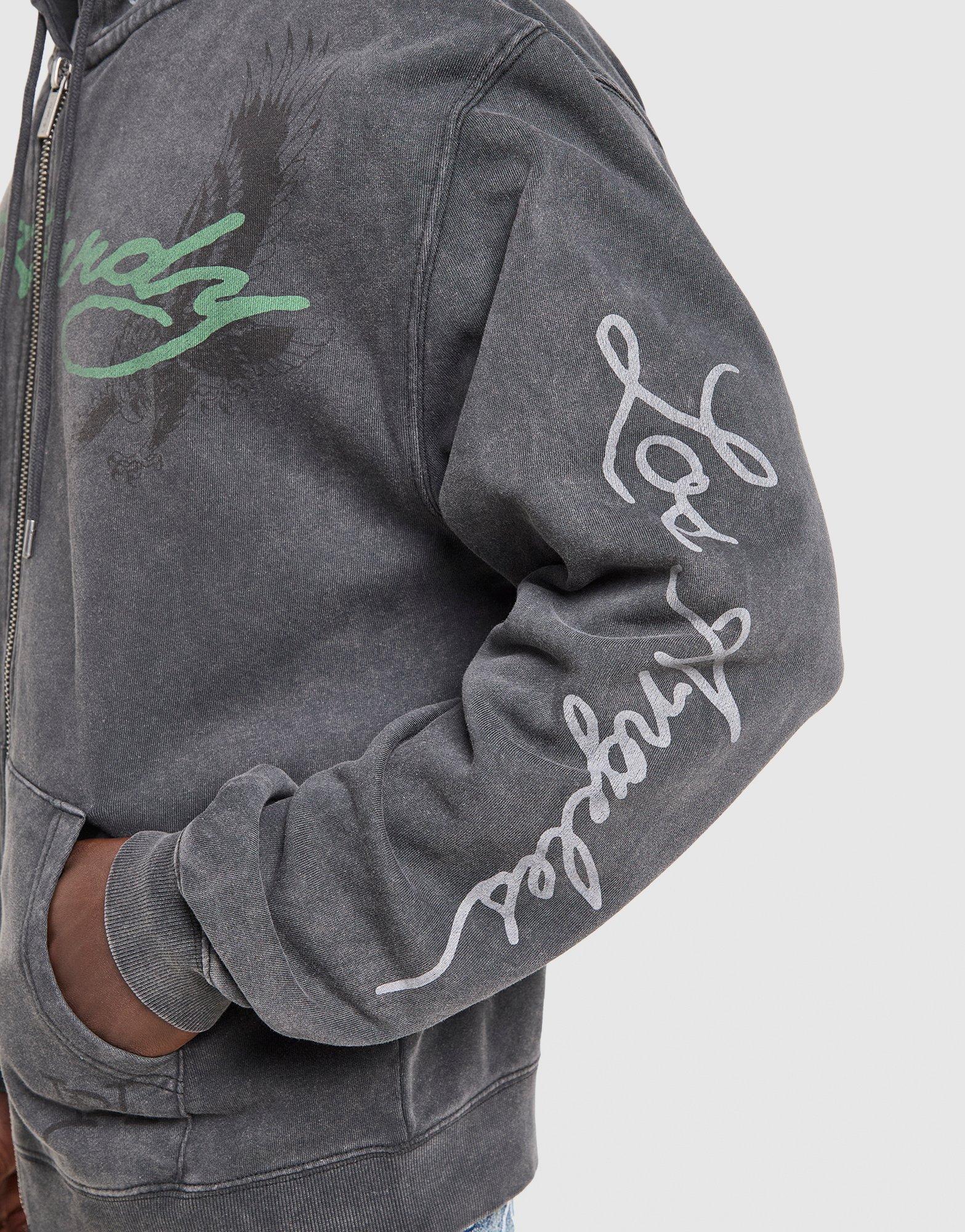 Ed Hardy Fade Tattoo Full Zip Hoodie