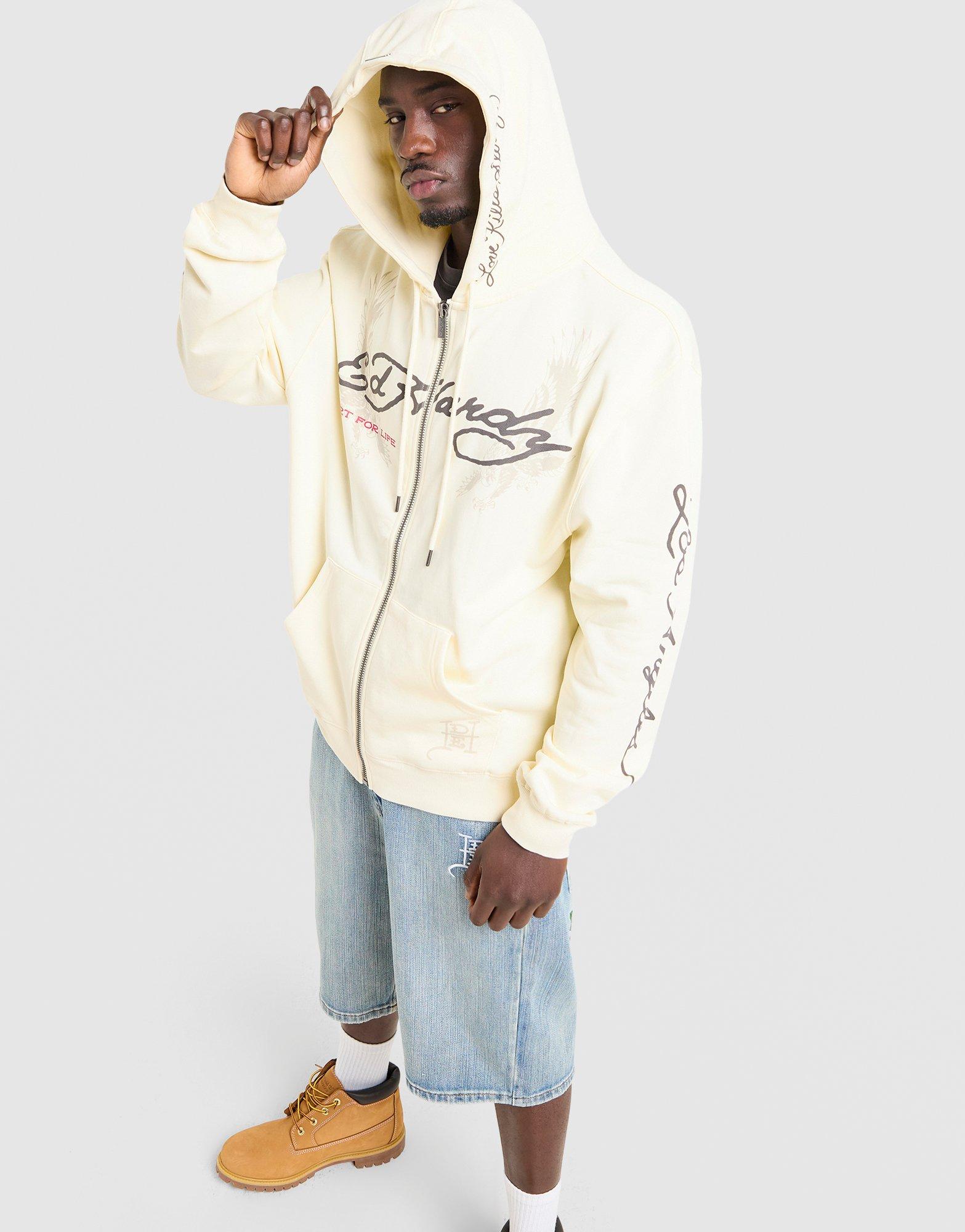 Ed Hardy Fade Tattoo Full Zip Hoodie