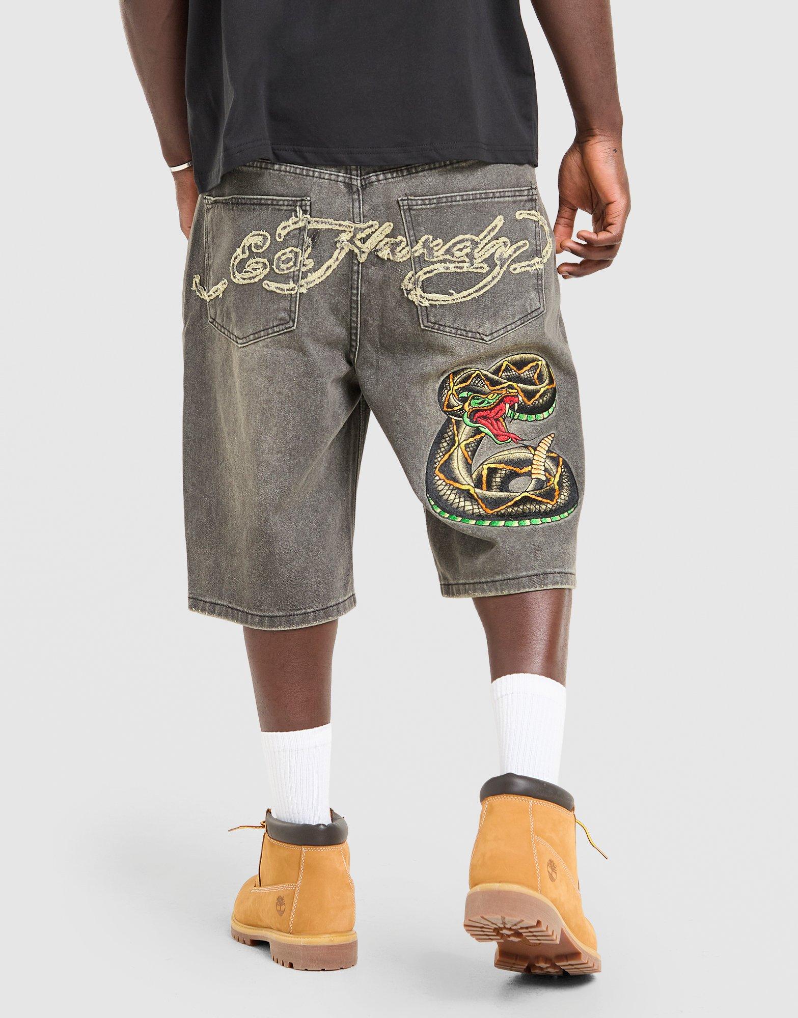 Ed Hardy Snake Jorts