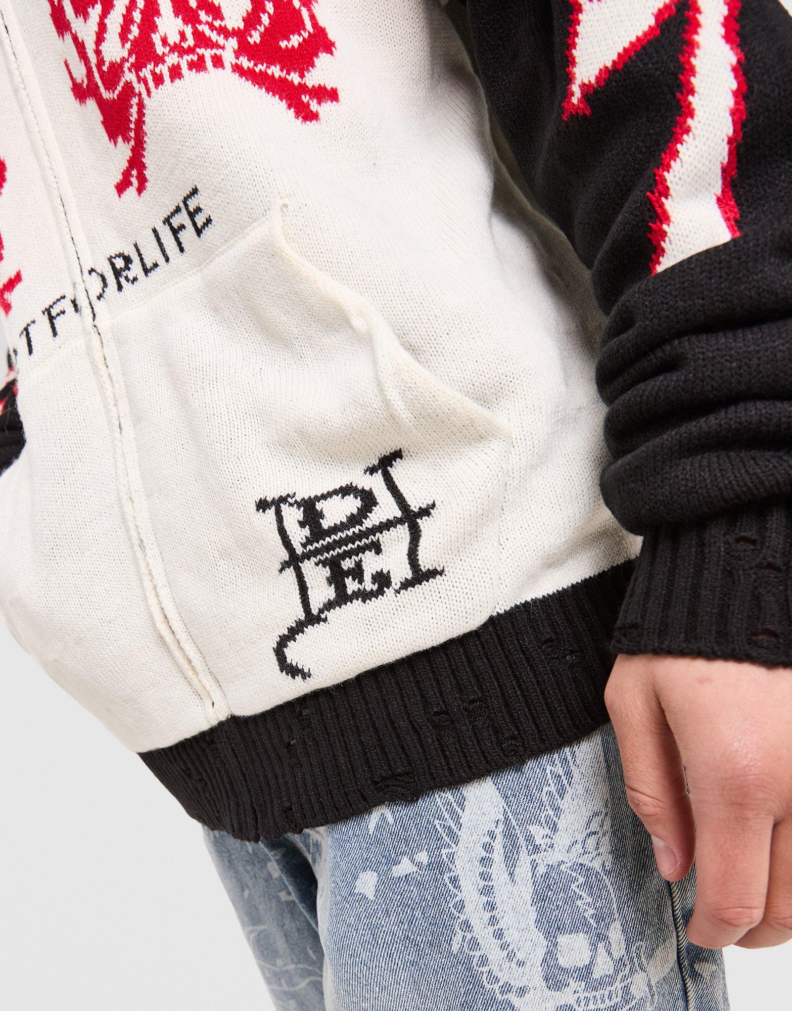 Ed Hardy 1972 Knit Full Zip Hoodie