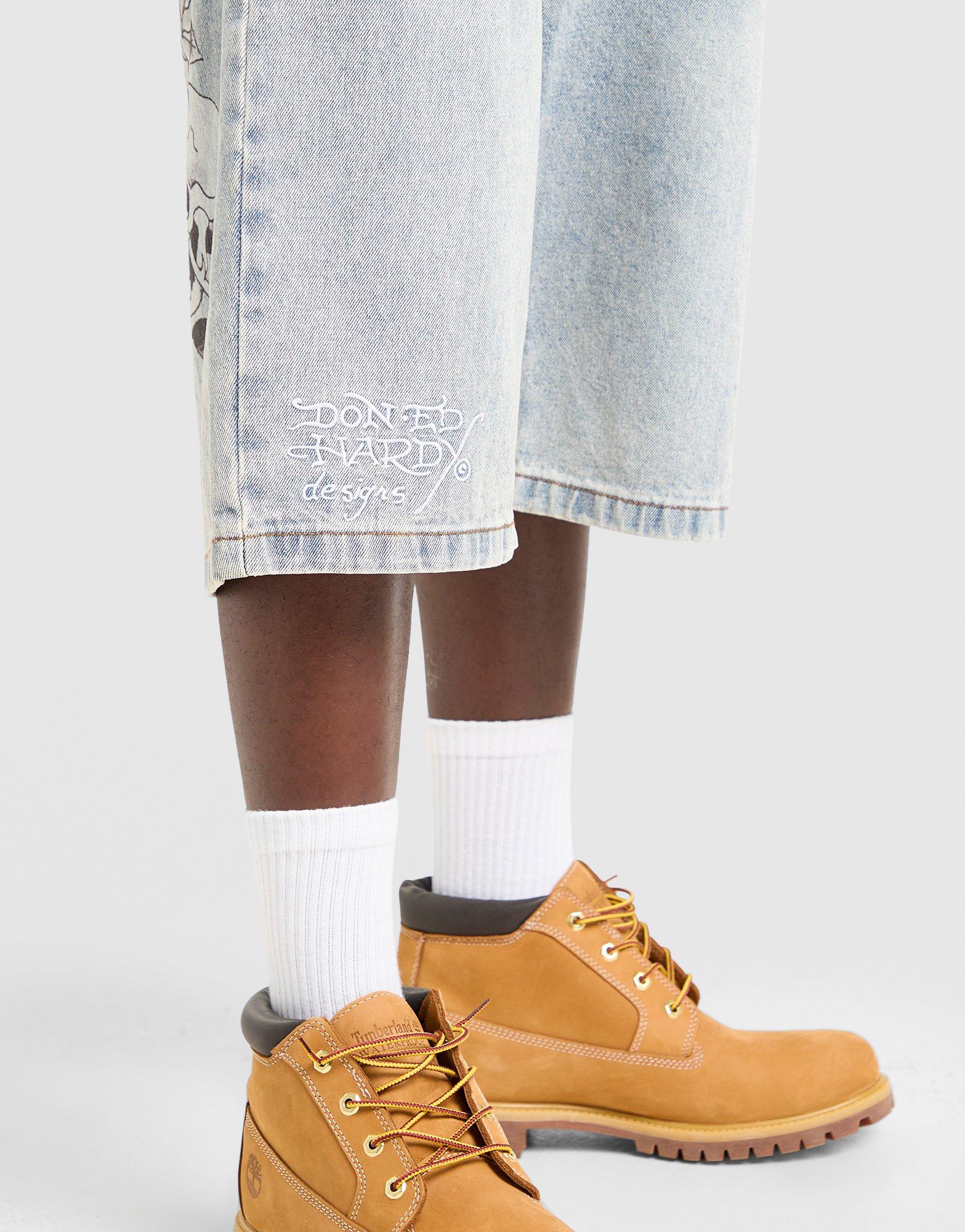 Ed Hardy Skull & Rose Jorts