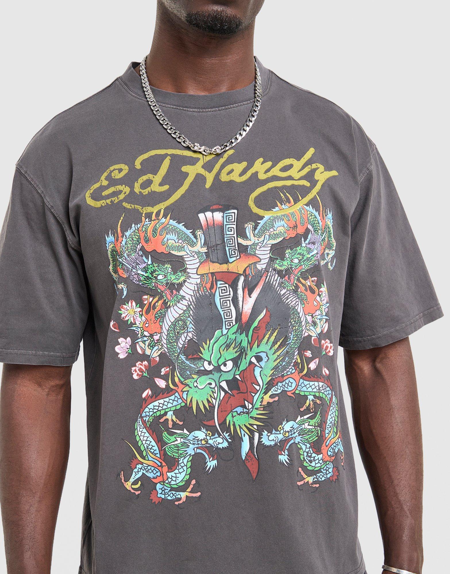 Ed Hardy Battle Drag T-Shirt