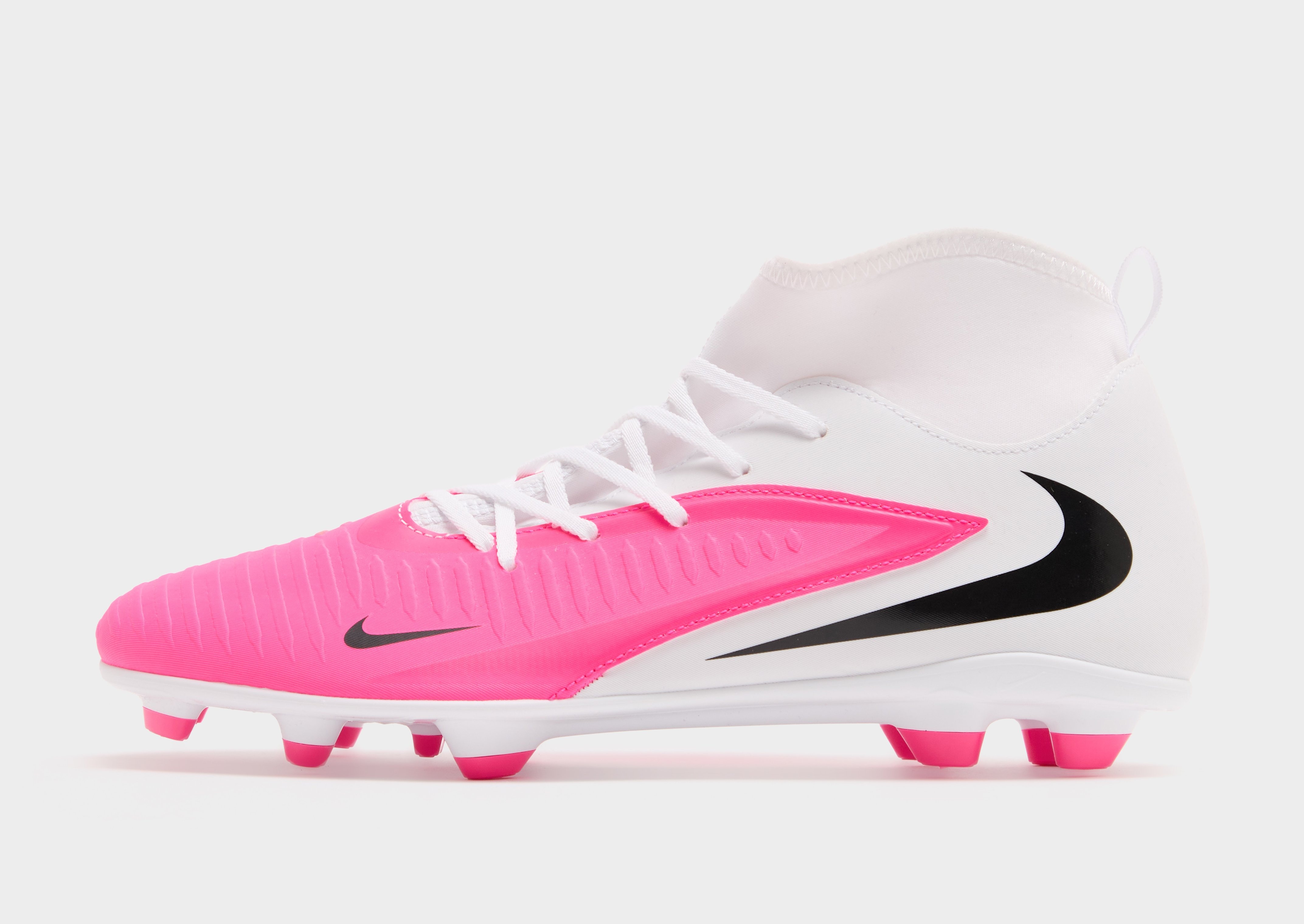 Nike Phantom サッカーシューズ ホワイト/ピンク Pink Nike Phantom 6 High Club FG - JD Sports Global