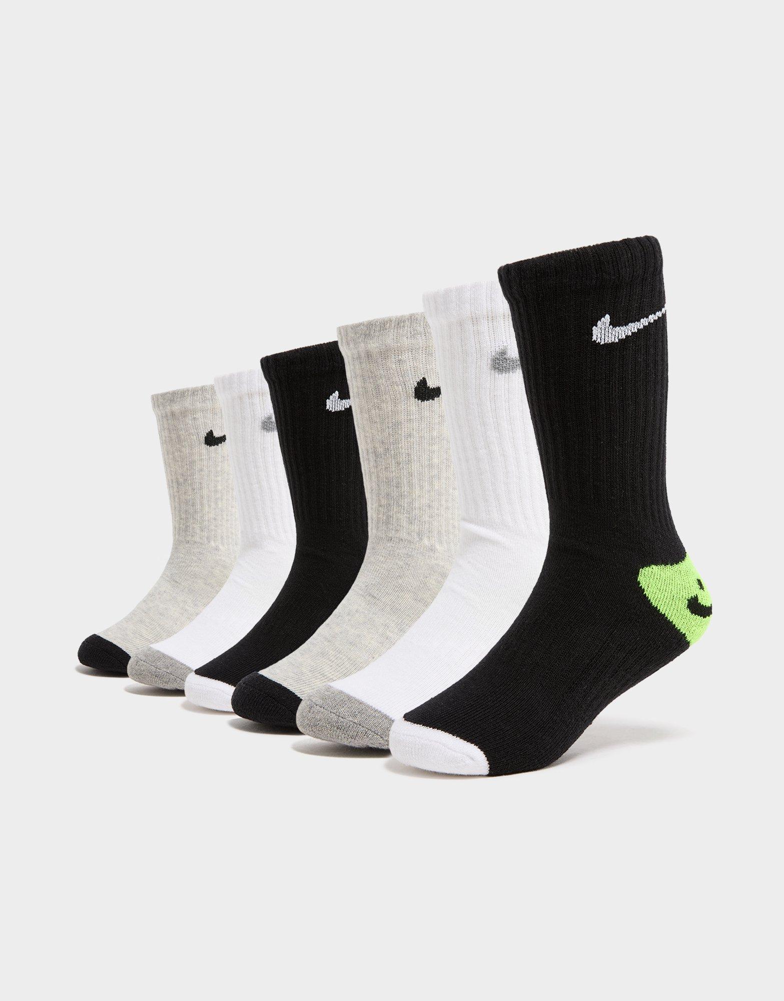 Nike 6-Pack Smiley Crew Socks Junior
