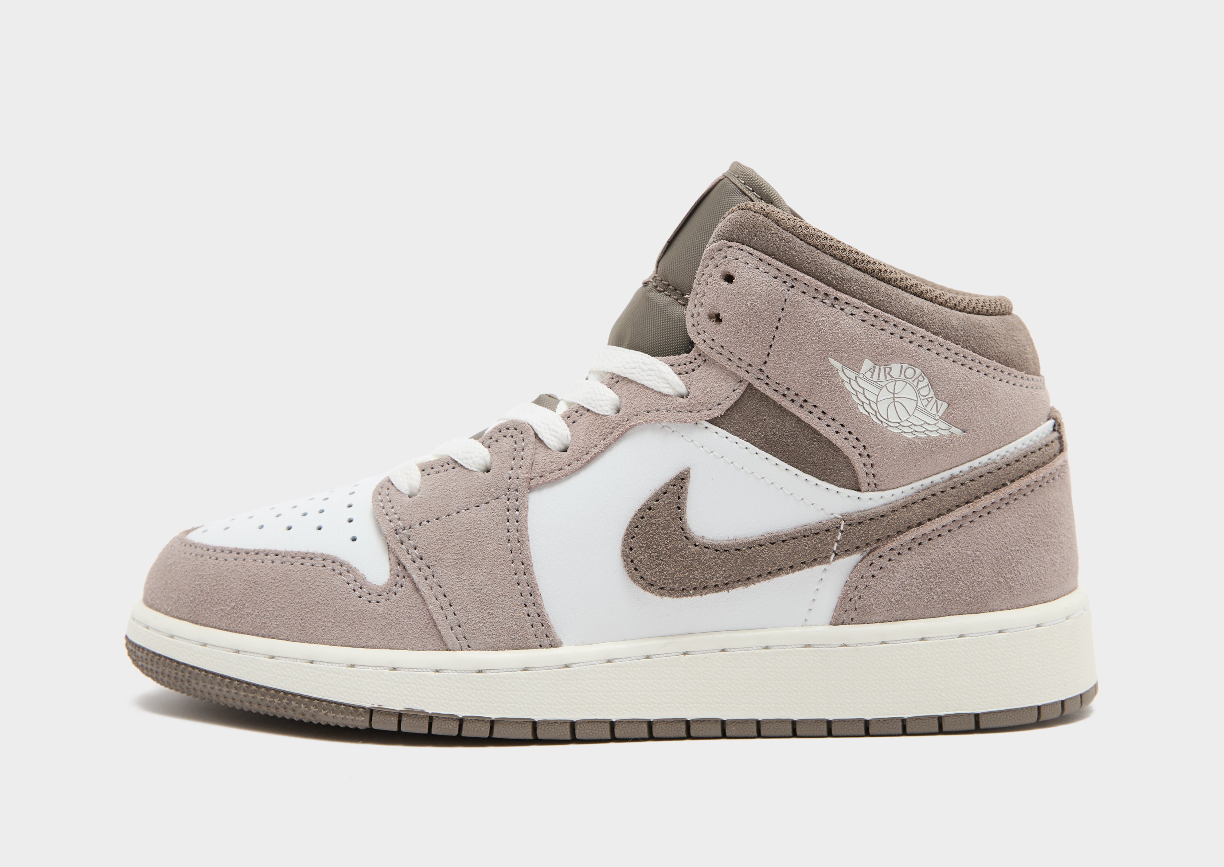 Nike Air Jordan 1 ホワイト/ブラウン Brown Jordan Air 1 Mid Junior - JD Sports Global