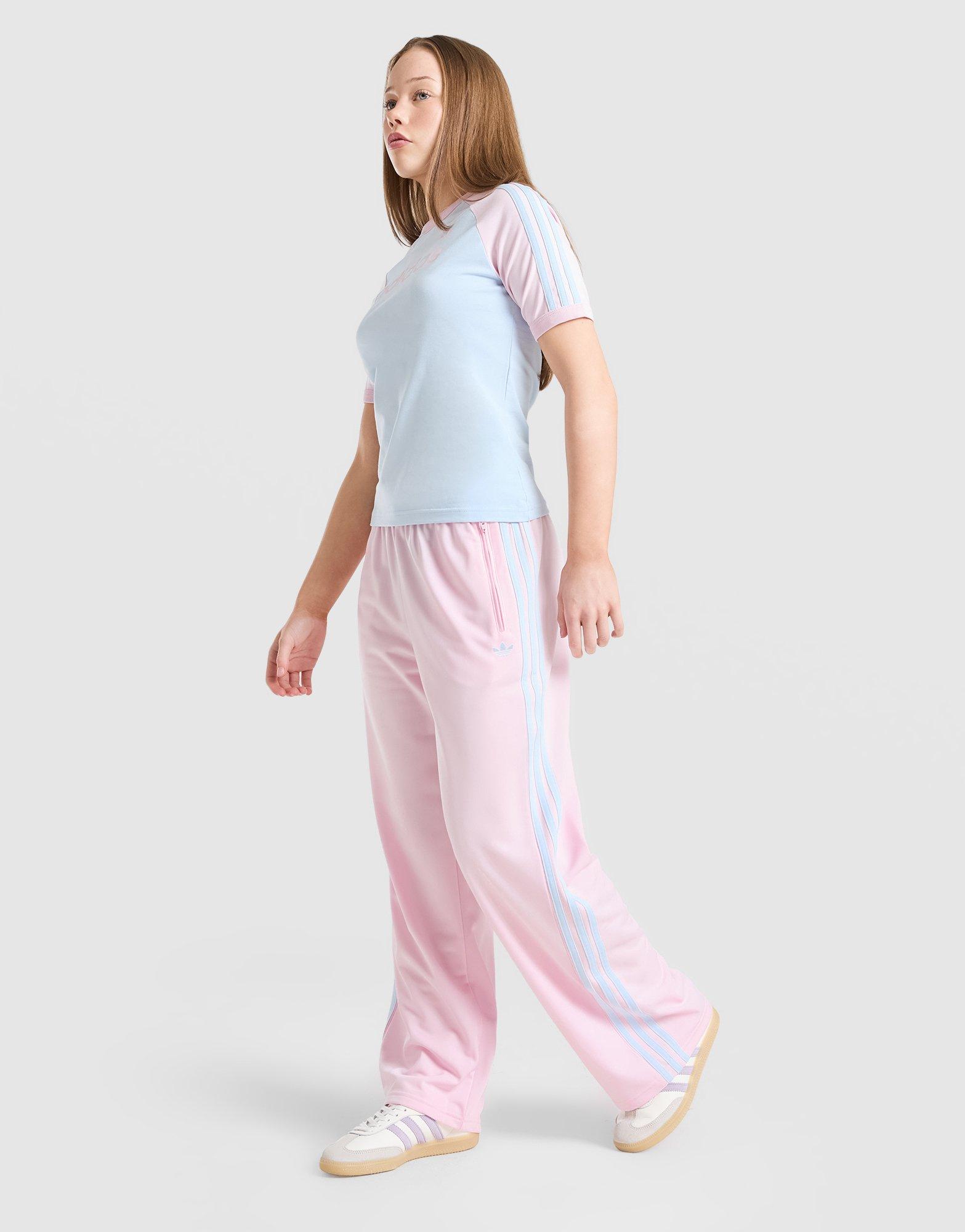 adidas Originals Girls' Firebird Wide Track Pants Junior