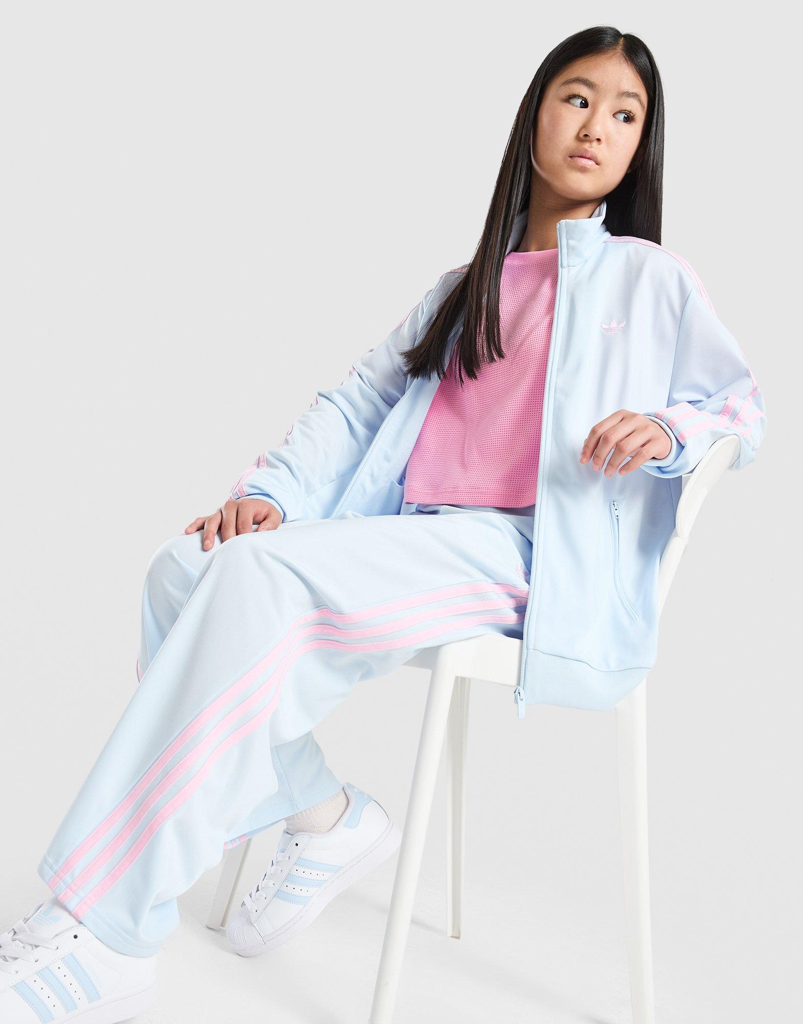 adidas Originals Girls' Firebird Wide Track Pants Junior