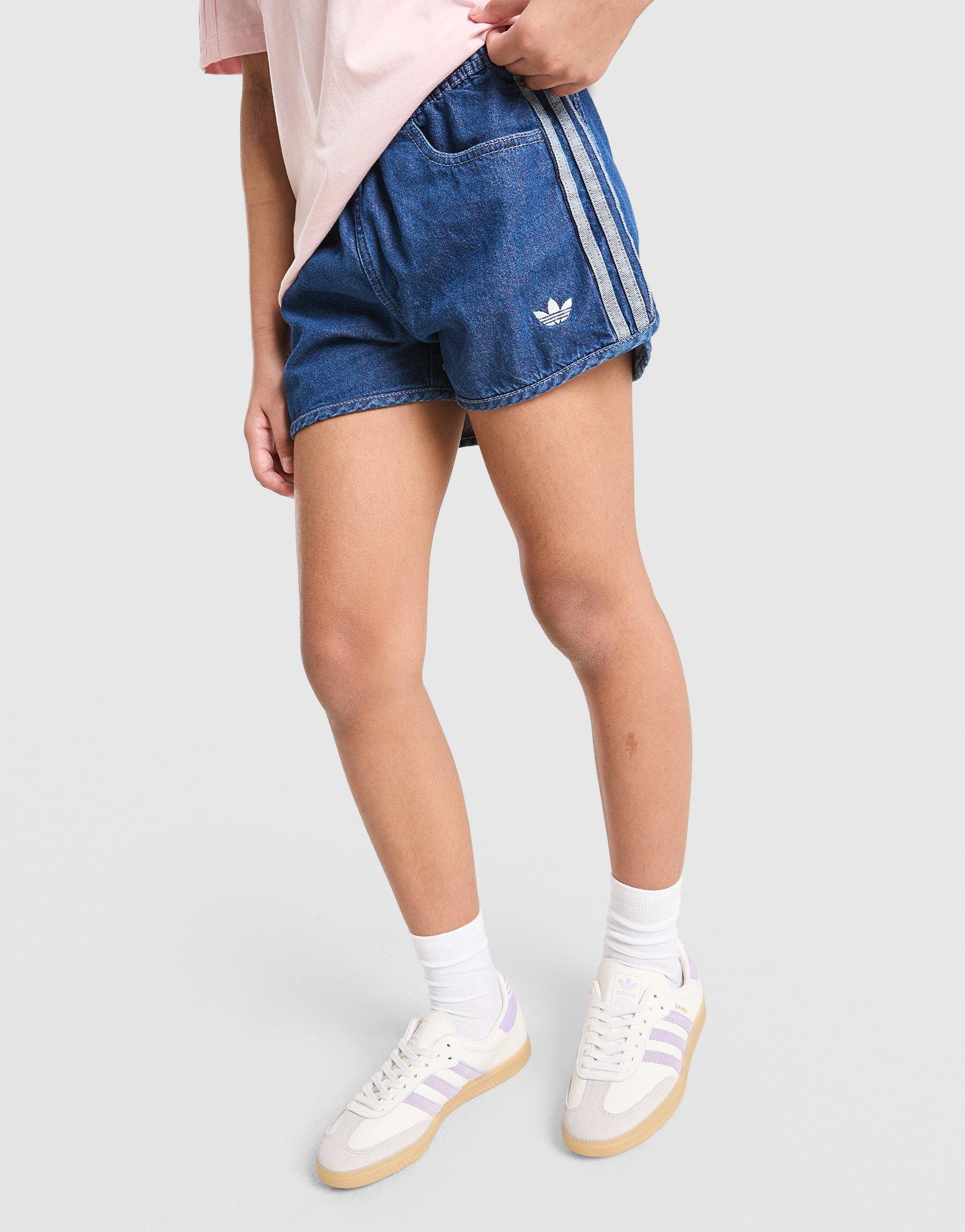 adidas Originals Girls' Denim Shorts Junior