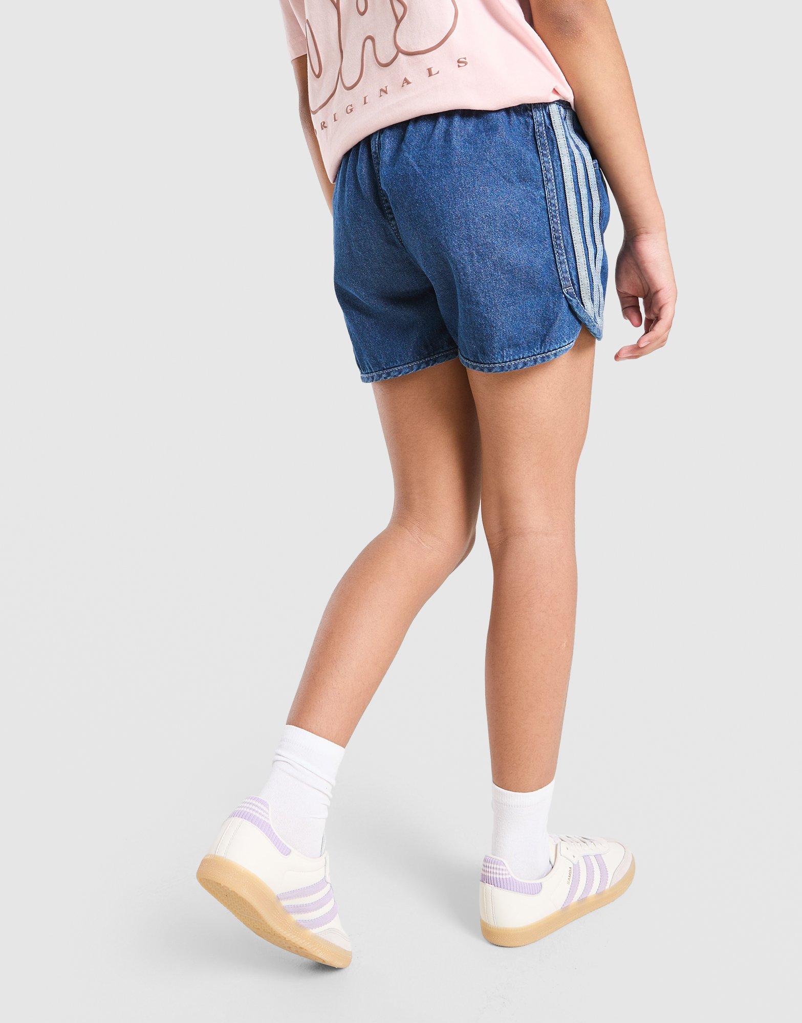 adidas Originals Girls' Denim Shorts Junior