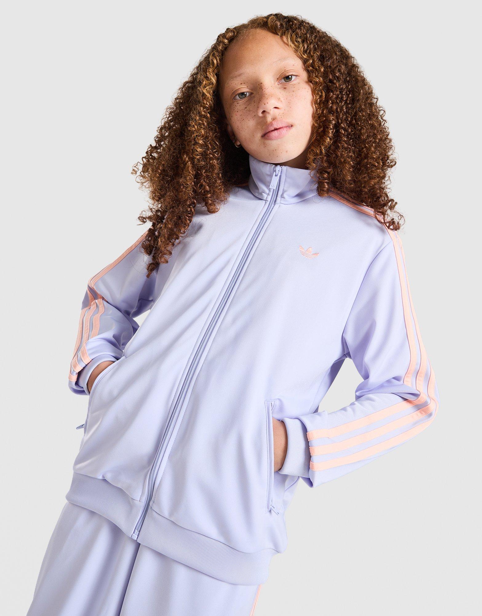 adidas Originals Girls' Firebird Full Zip Track Top Junior