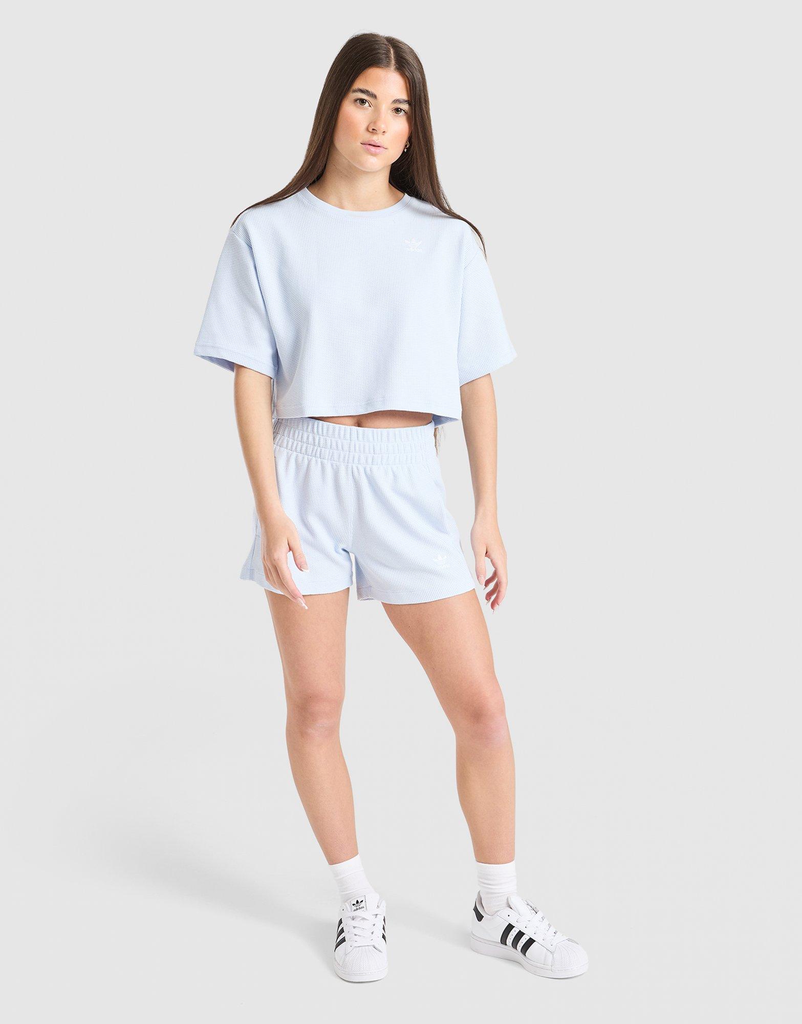 adidas Girls' Waffle T-Shirt Junior