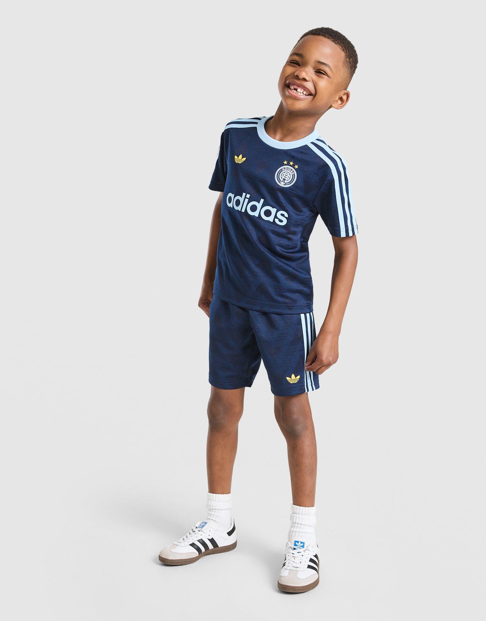 adidas Originals Football T-Shirt/Shorts Set Children