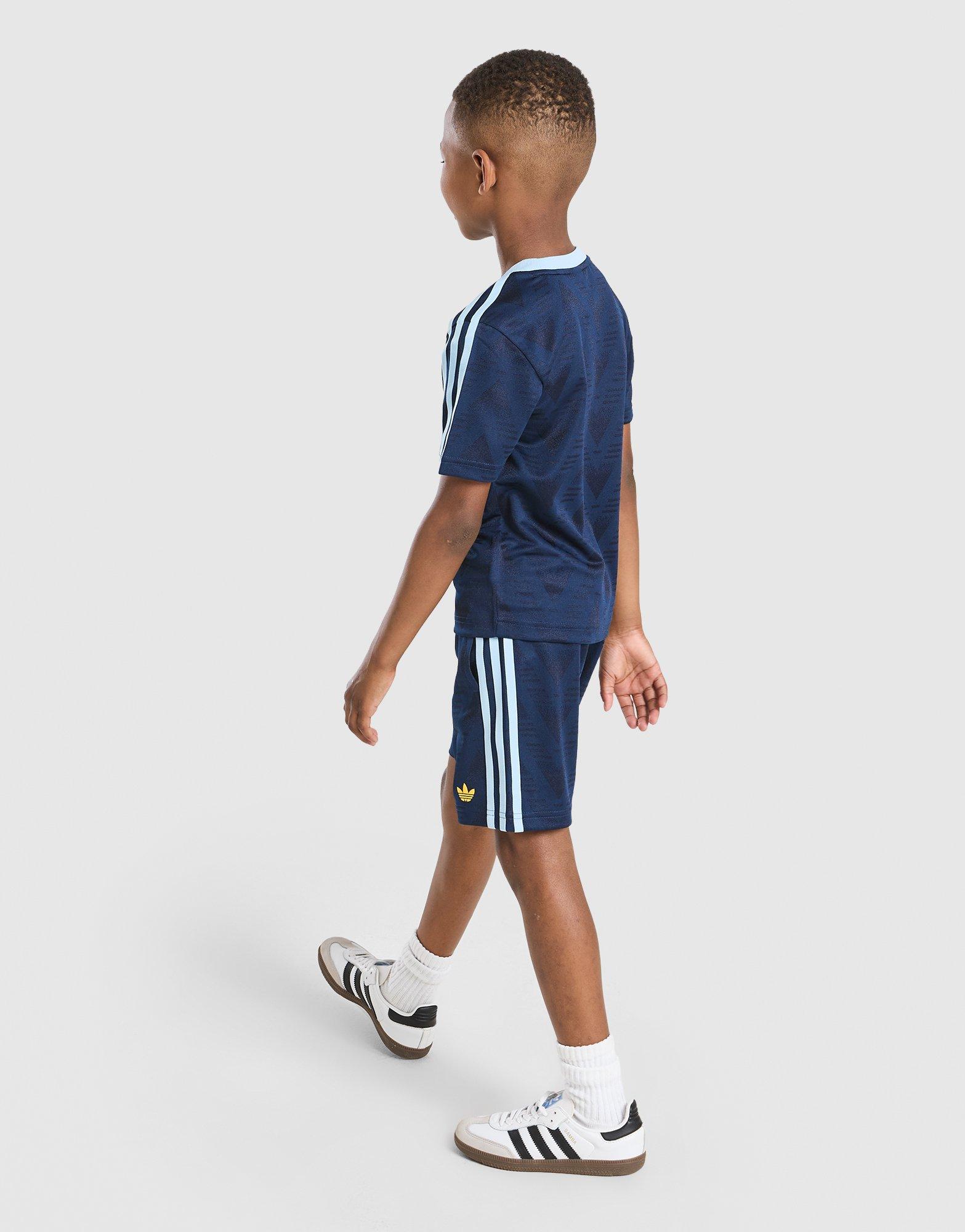 adidas Originals Football T-Shirt/Shorts Set Children
