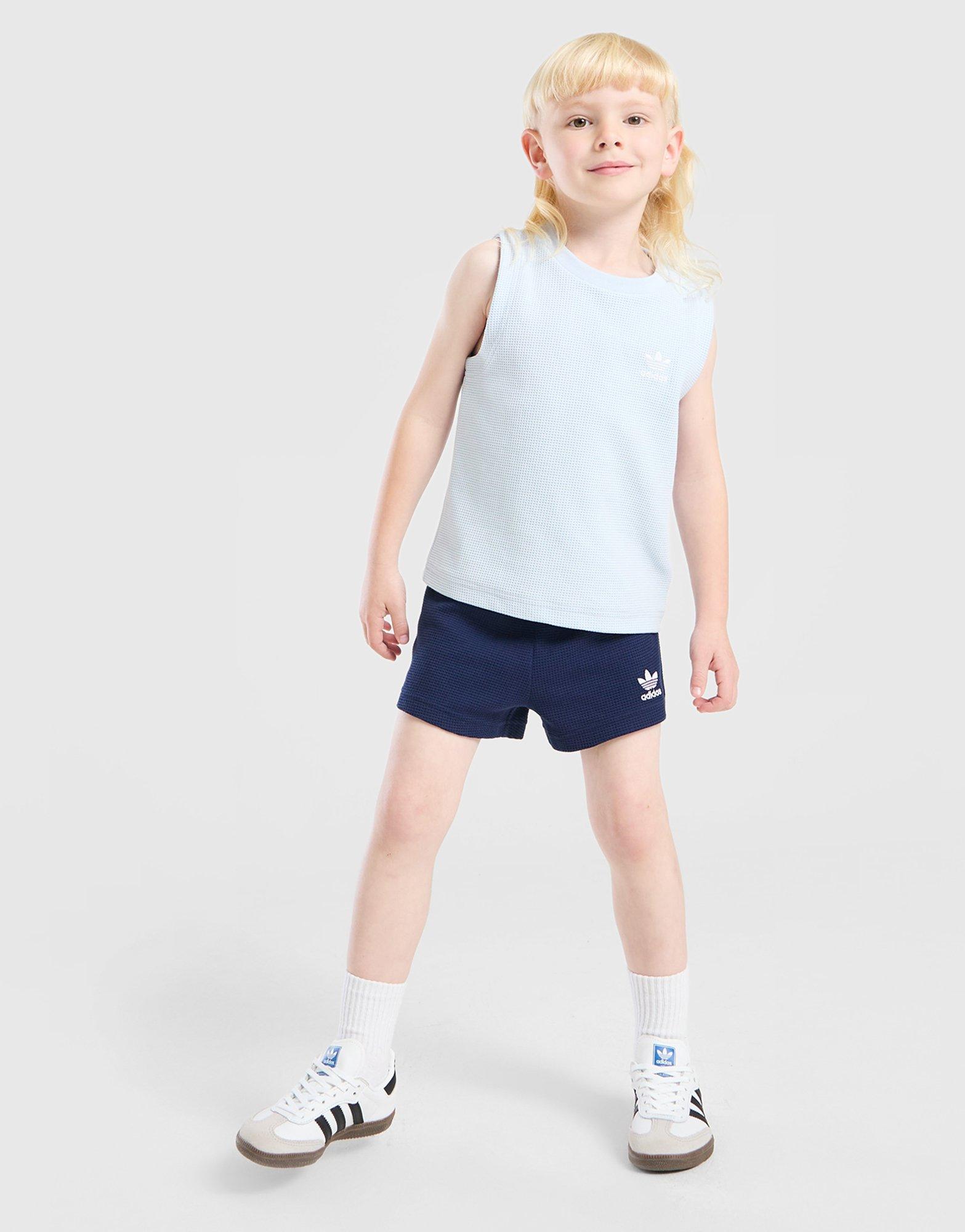 adidas Originals Waffle Tank Top/Shorts Set Children
