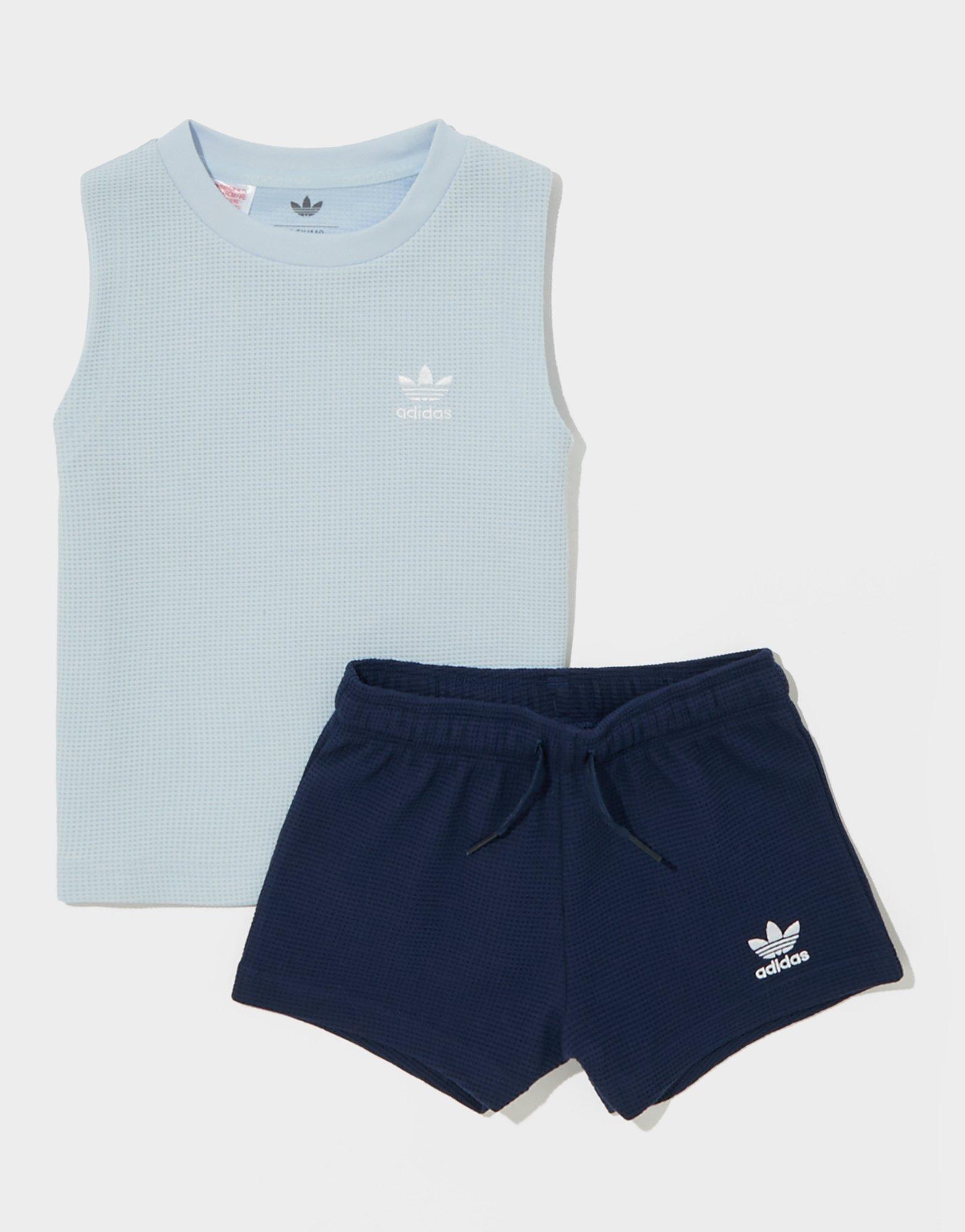 adidas Originals Waffle Tank Top/Shorts Set Children