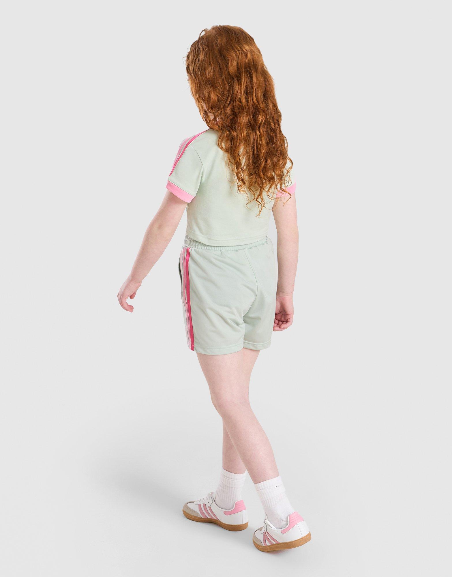 adidas Originals Girls' Firebird T-Shirt/Shorts Set Children