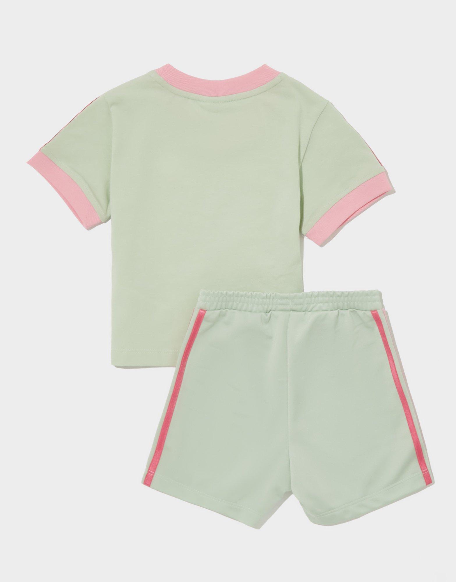 adidas Originals Girls' Firebird T-Shirt/Shorts Set Infant