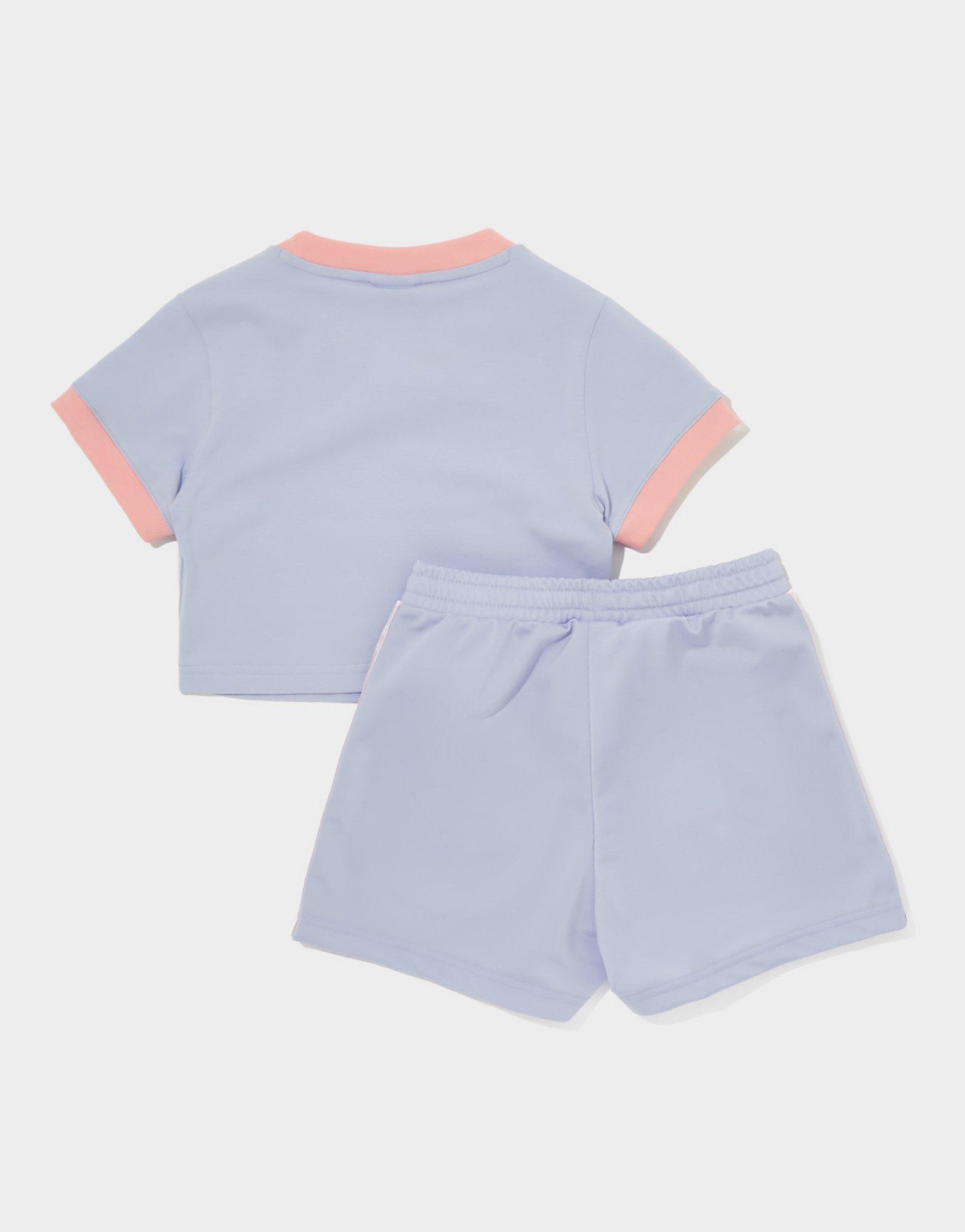 adidas Originals Girls' Firebird T-Shirt/Shorts Set Children