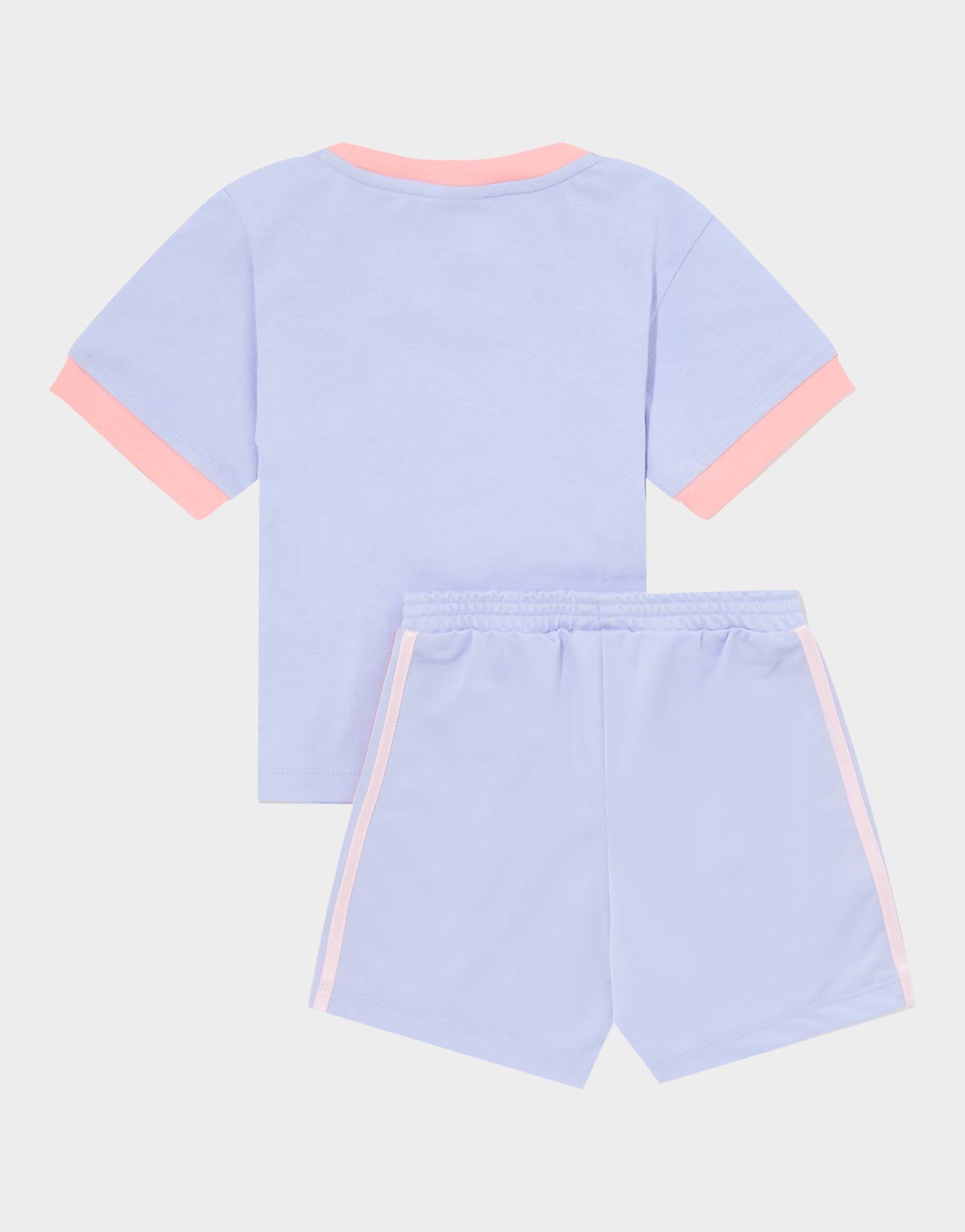 adidas Originals Girls' Firebird T-Shirt/Shorts Set Infant